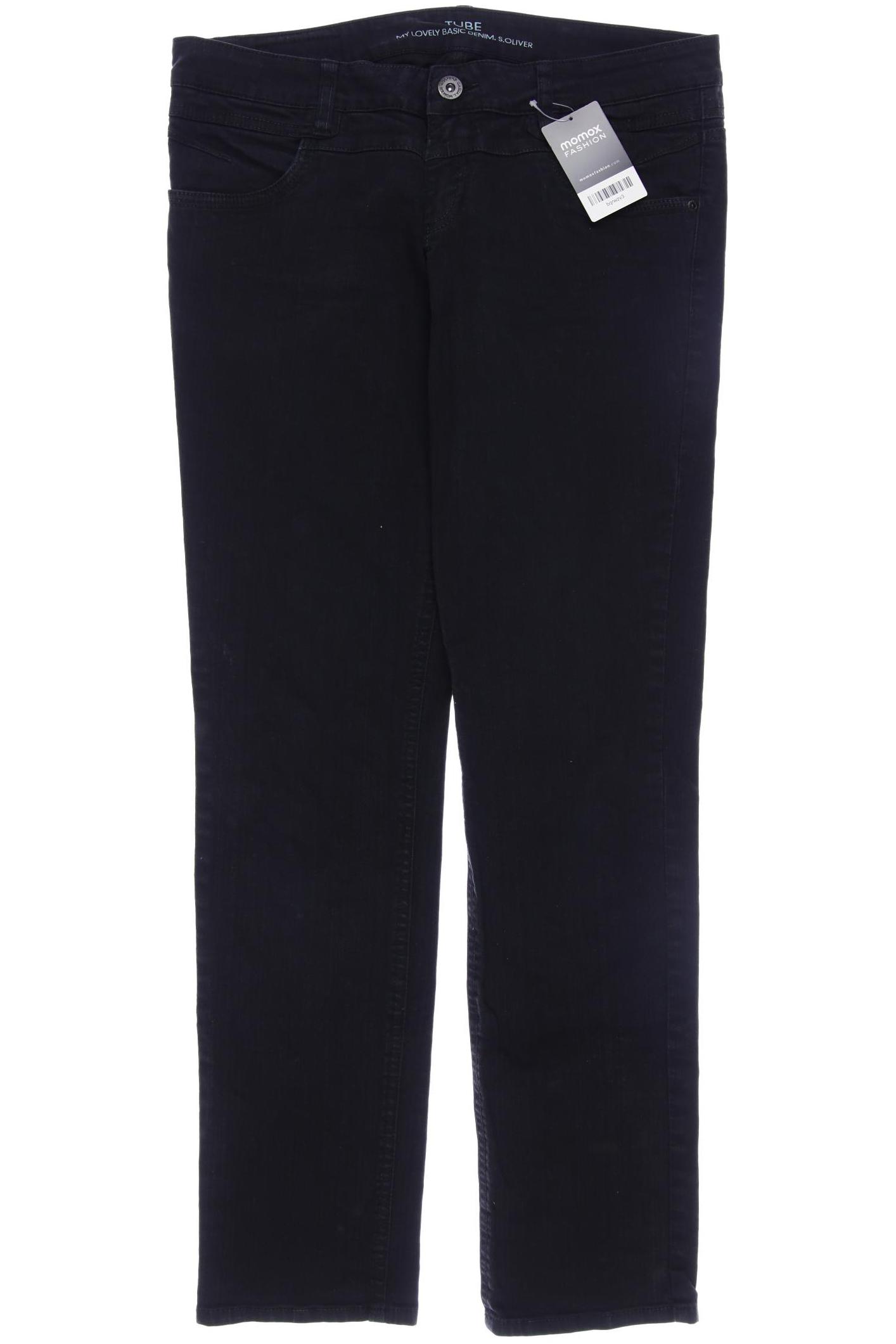 

s.Oliver Damen Jeans, schwarz, Gr. 40