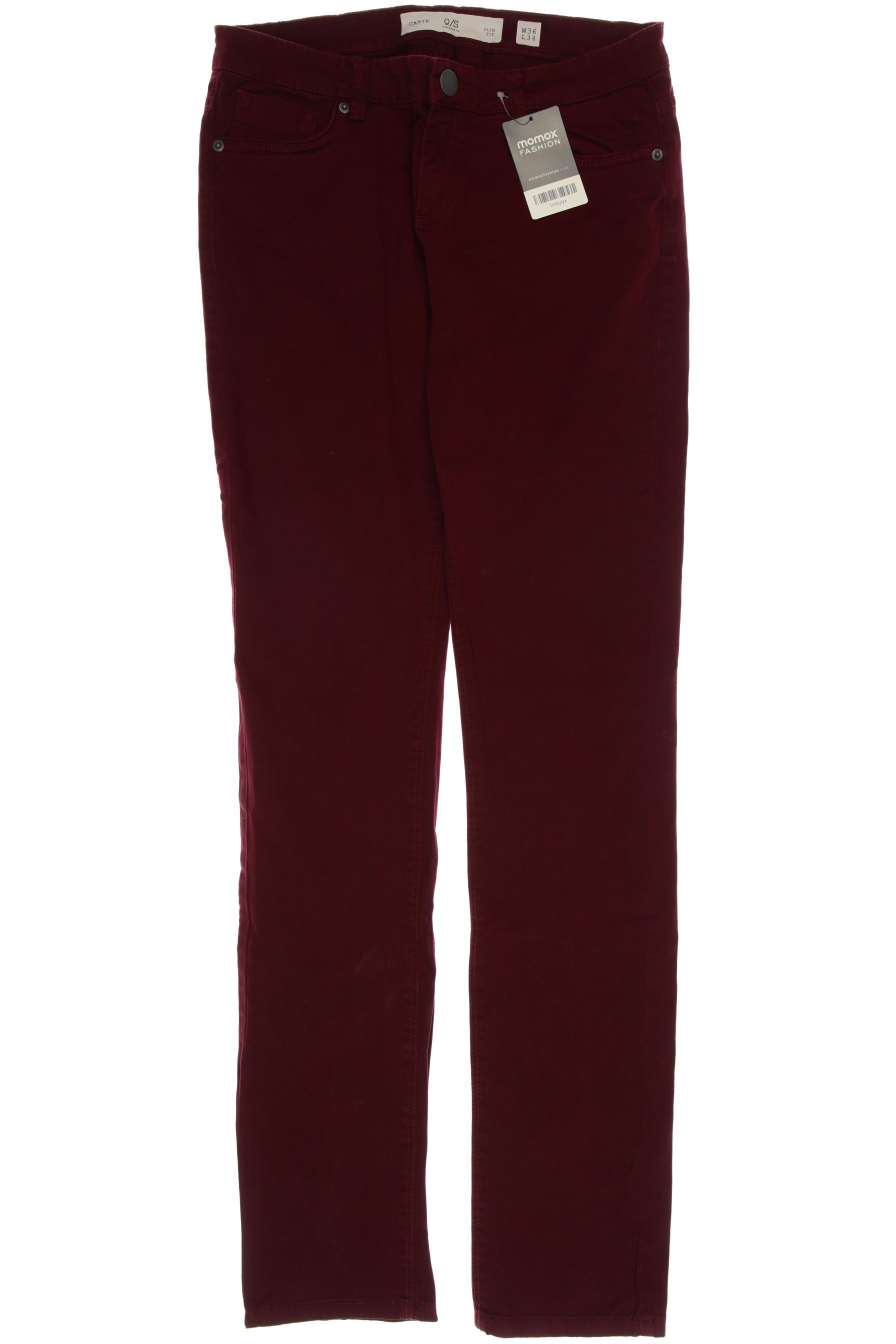 

s.Oliver Damen Jeans, bordeaux