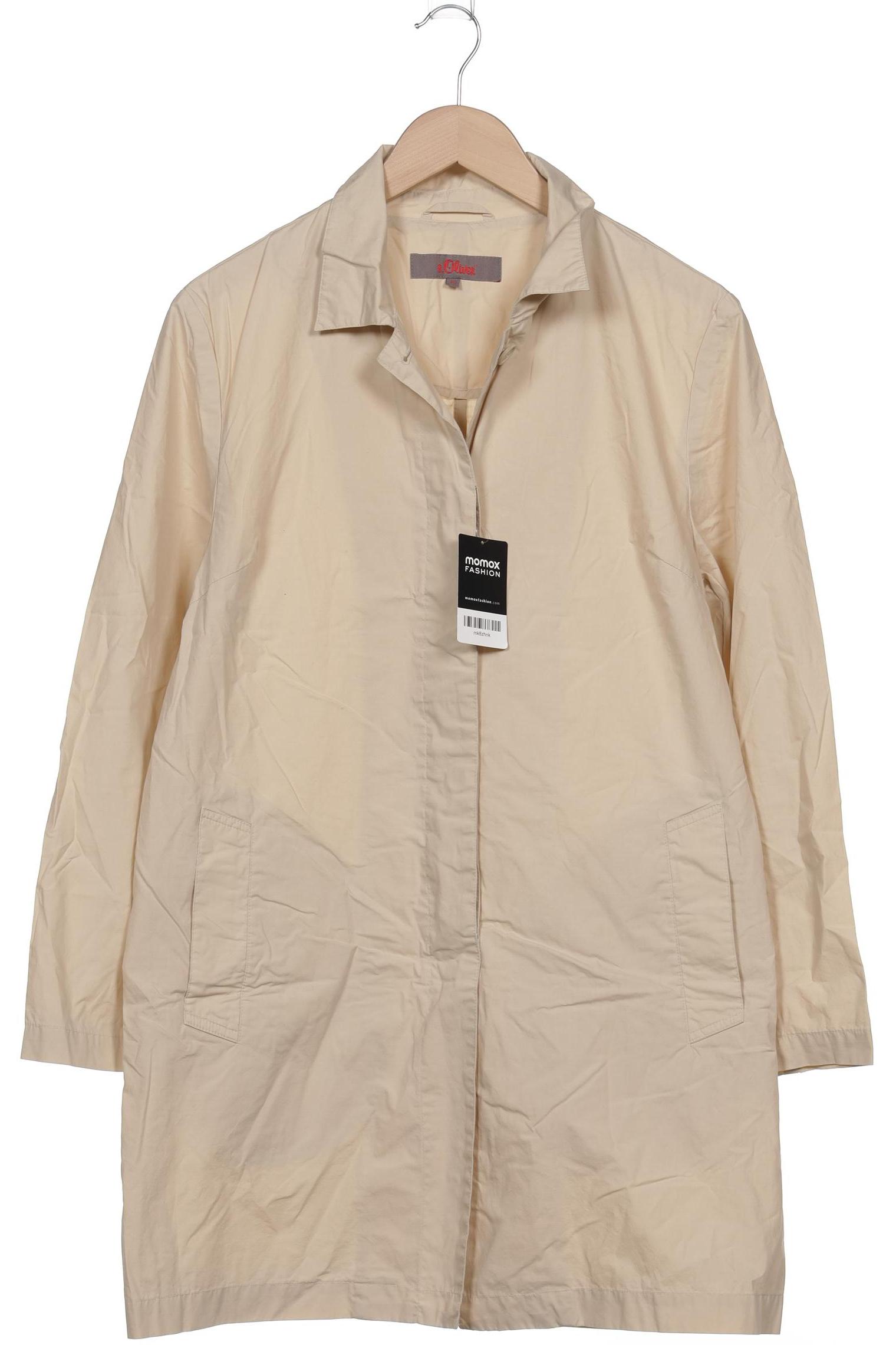 

s.Oliver Damen Mantel, beige, Gr. 40