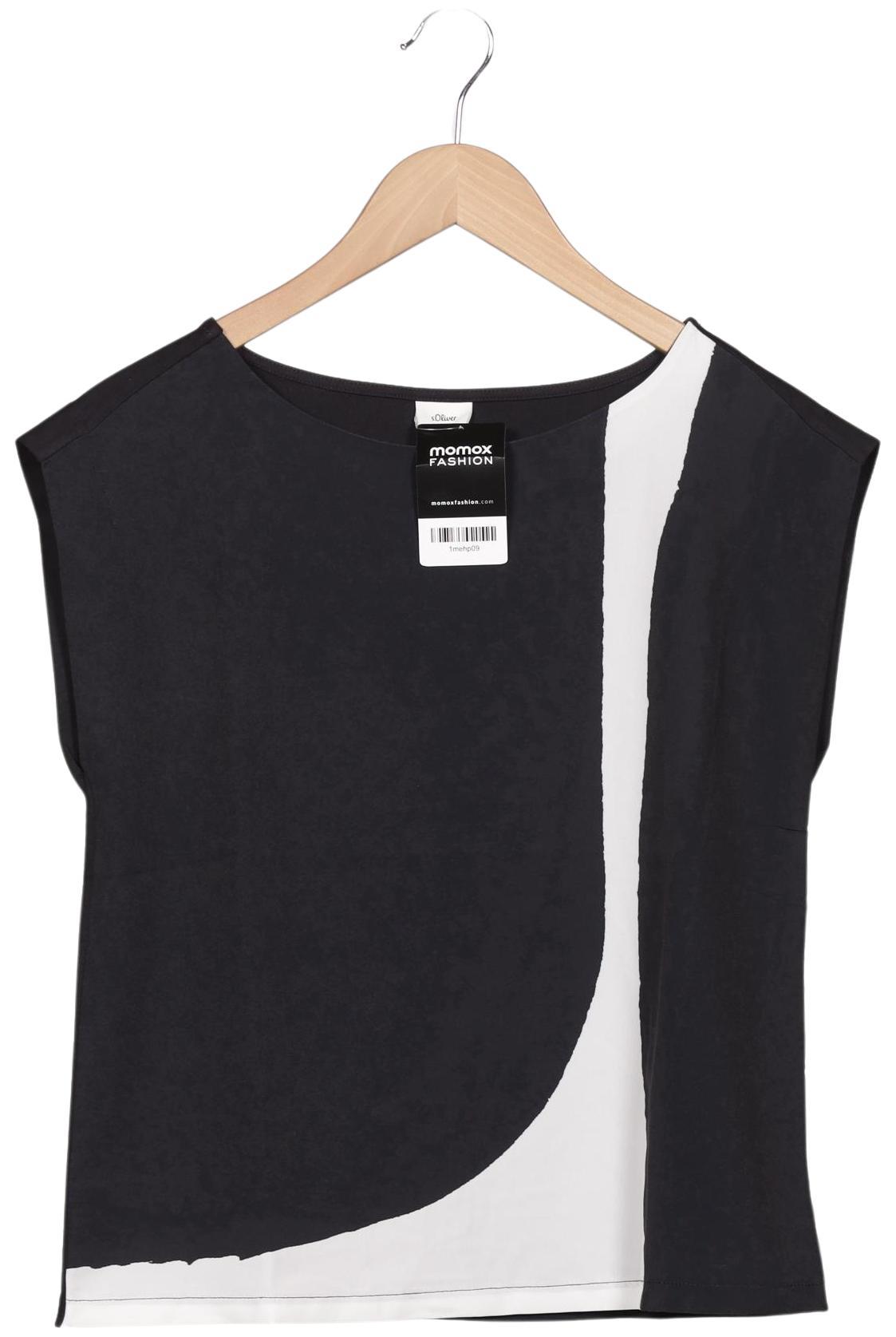 

s.Oliver Damen T-Shirt, schwarz, Gr. 34