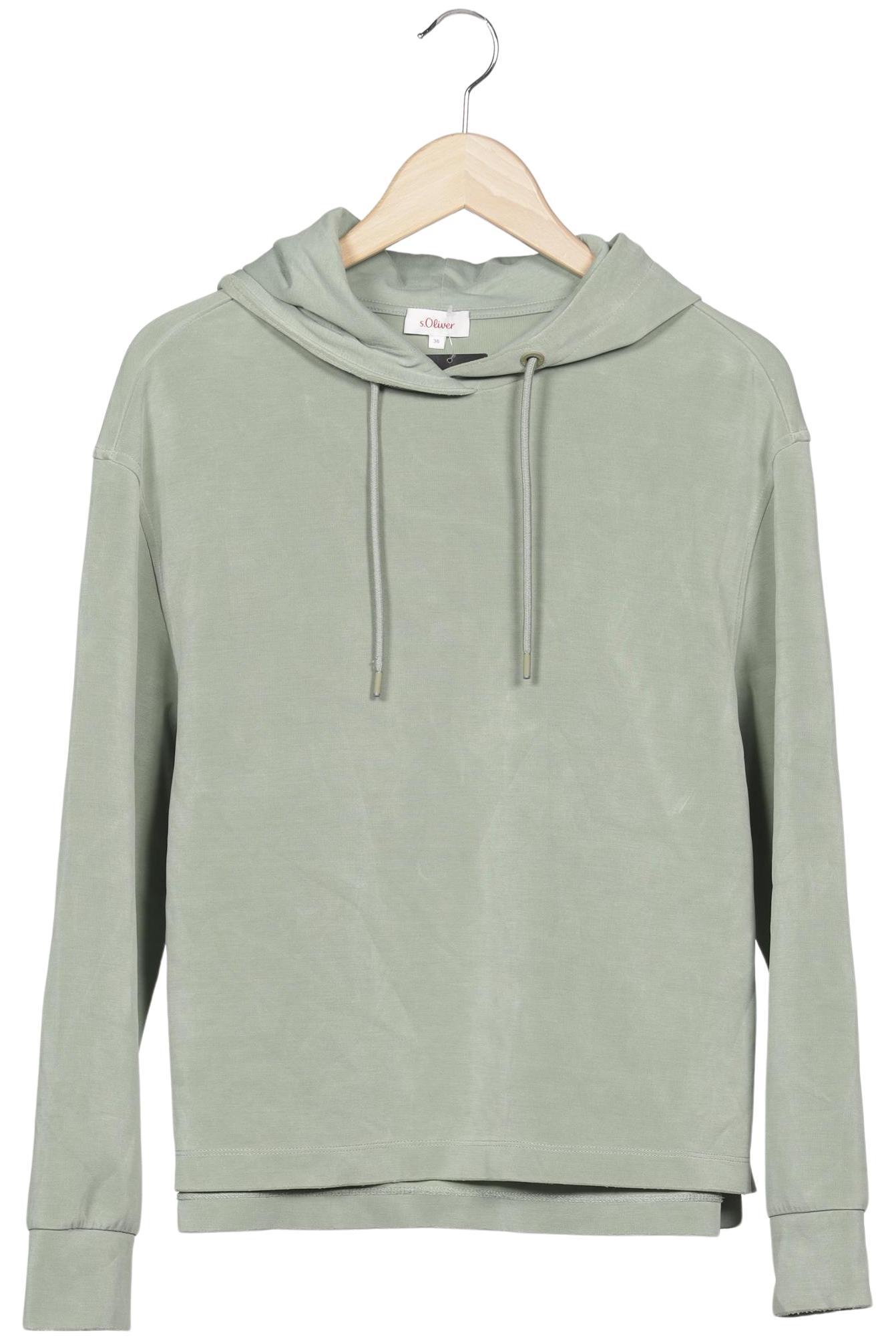 

s.Oliver Damen Kapuzenpullover, hellgrün, Gr. 36