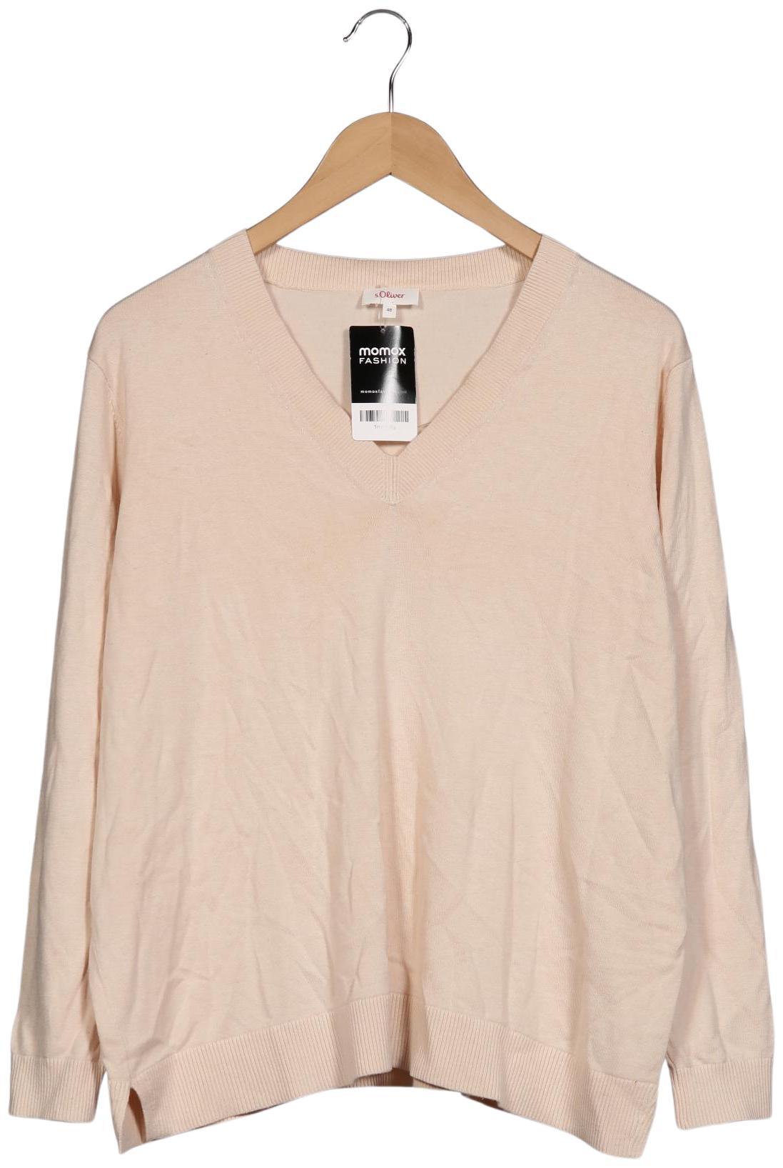 

s.Oliver Damen Pullover, beige, Gr. 48