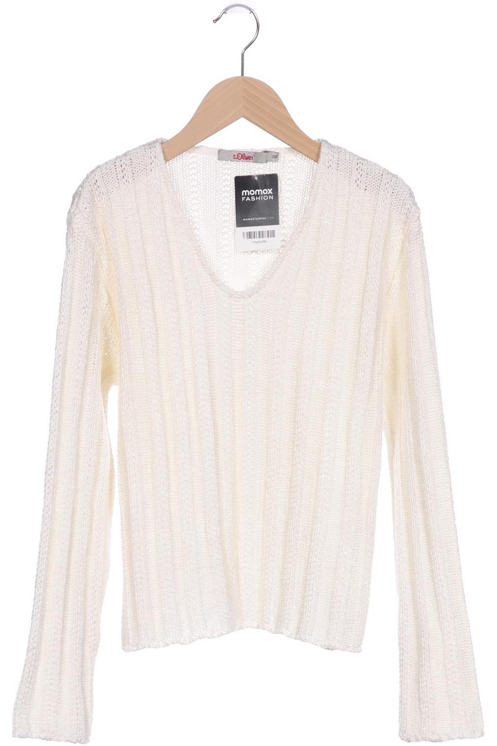 

s.Oliver Damen Pullover, cremeweiß, Gr. 38