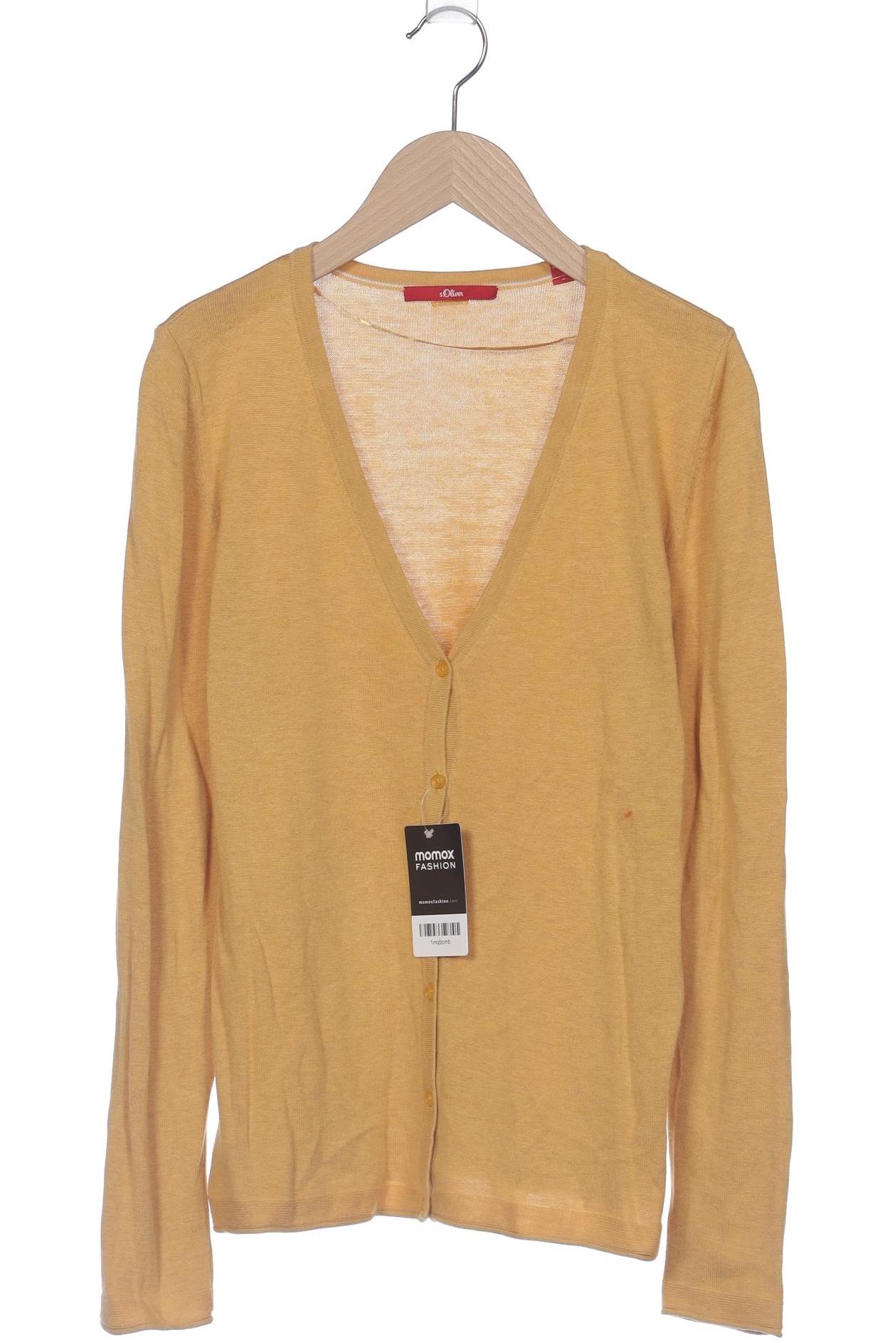 

s.Oliver Damen Strickjacke, orange, Gr. 38