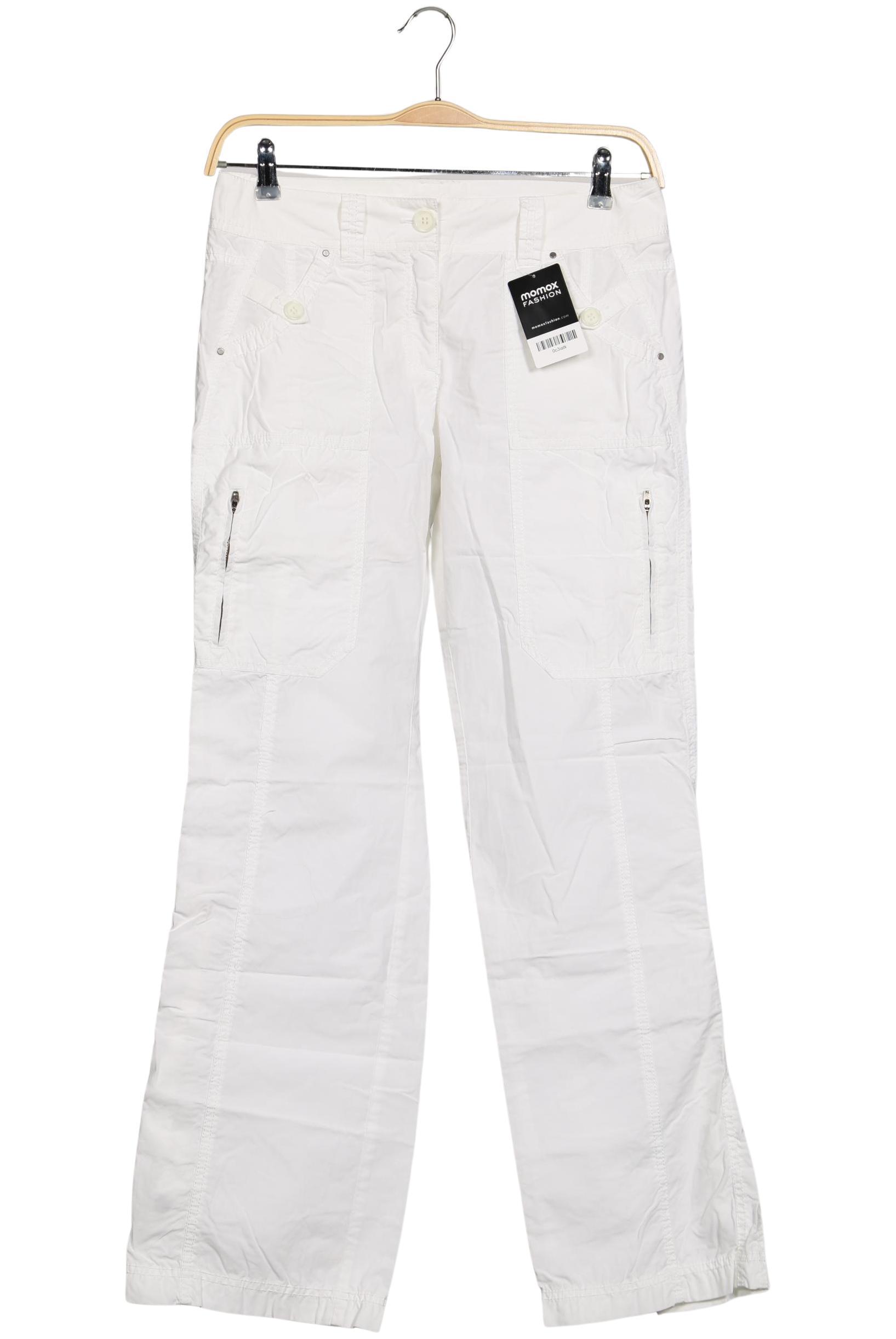 

s.Oliver Damen Stoffhose, weiß, Gr. 38