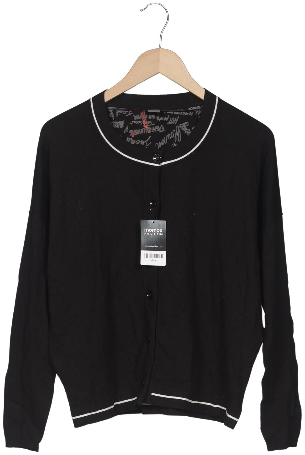 

s.Oliver Damen Strickjacke, schwarz, Gr. 38