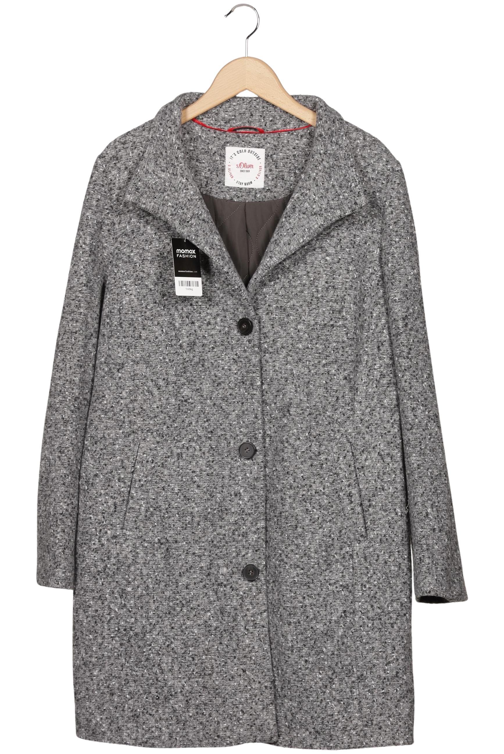 

s.Oliver Damen Mantel, grau, Gr. 42