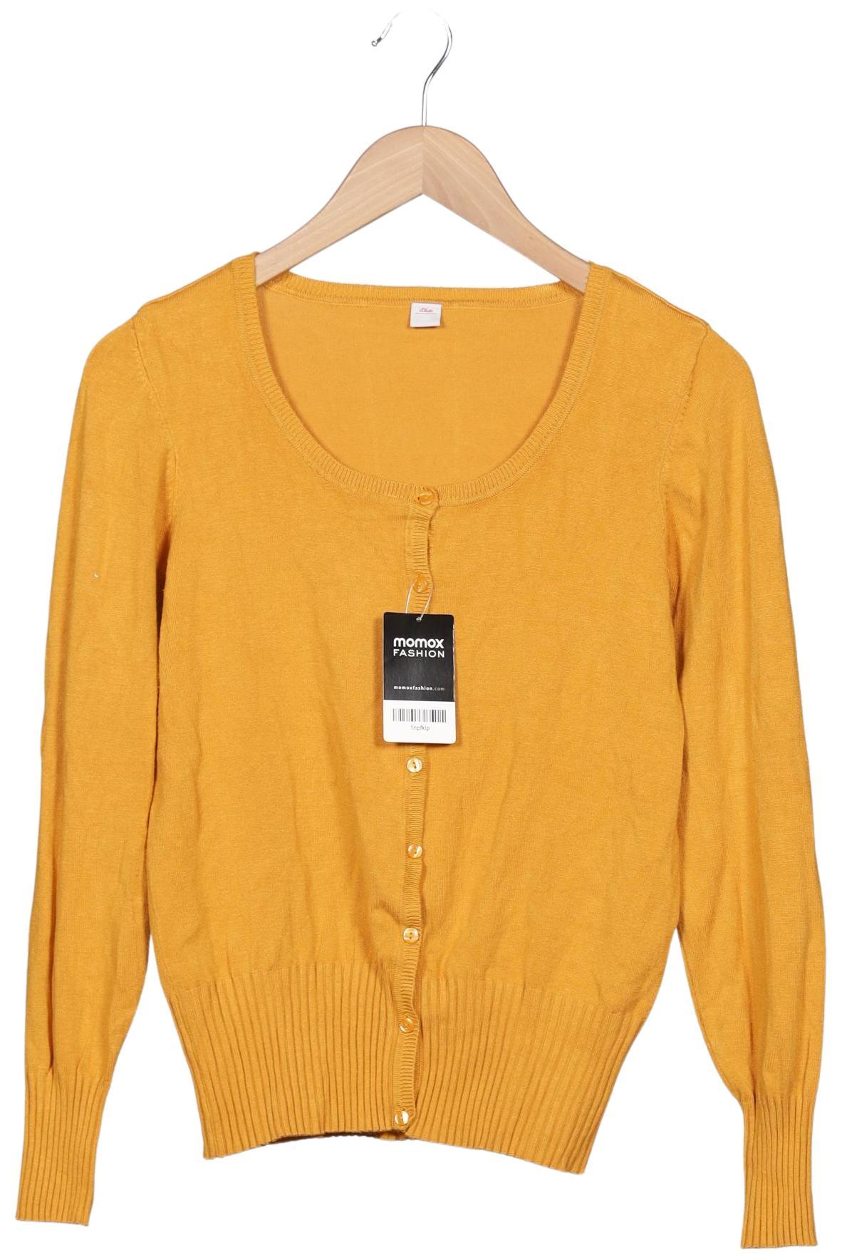 

s.Oliver Damen Strickjacke, orange, Gr. 38