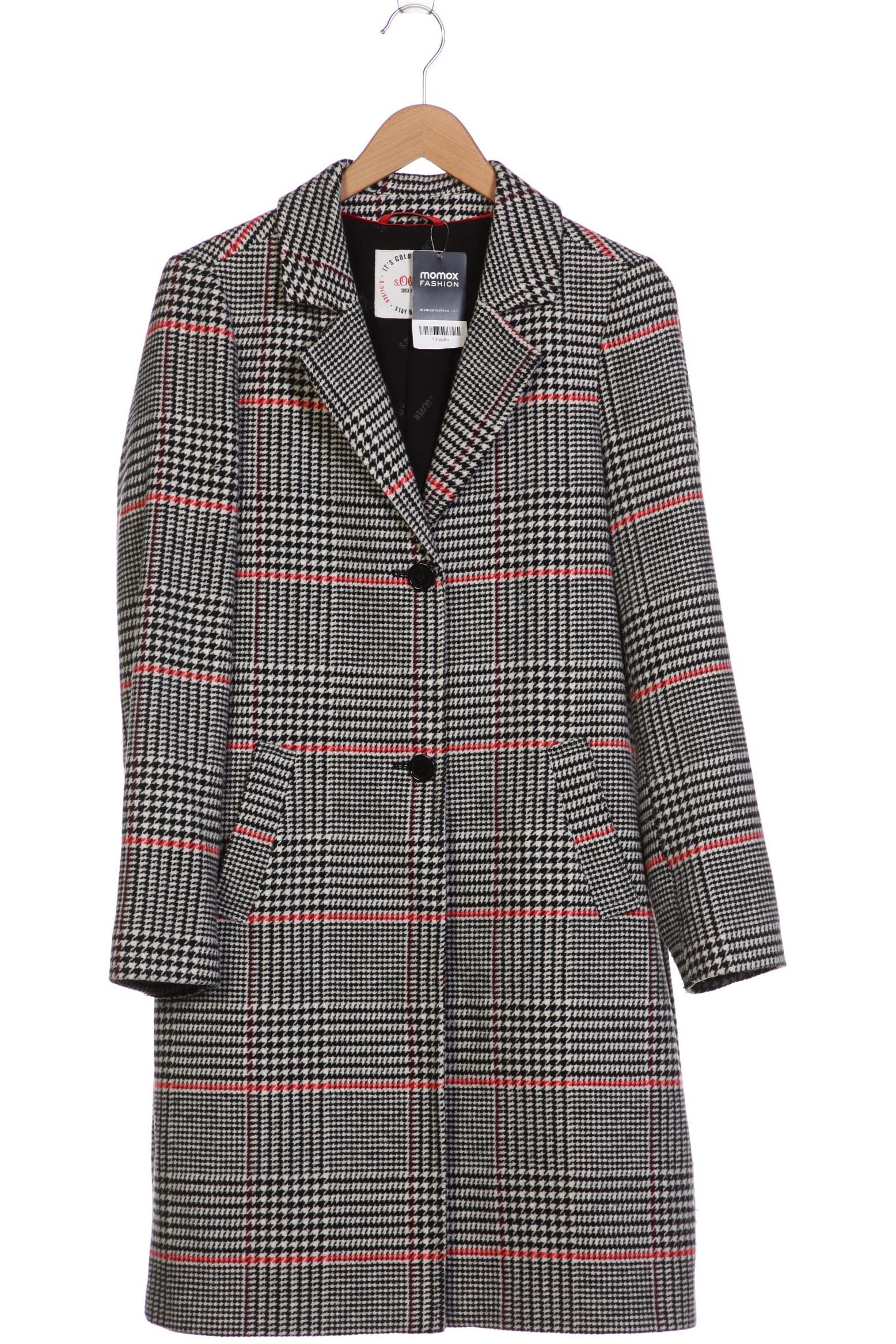 

s.Oliver Damen Mantel, schwarz