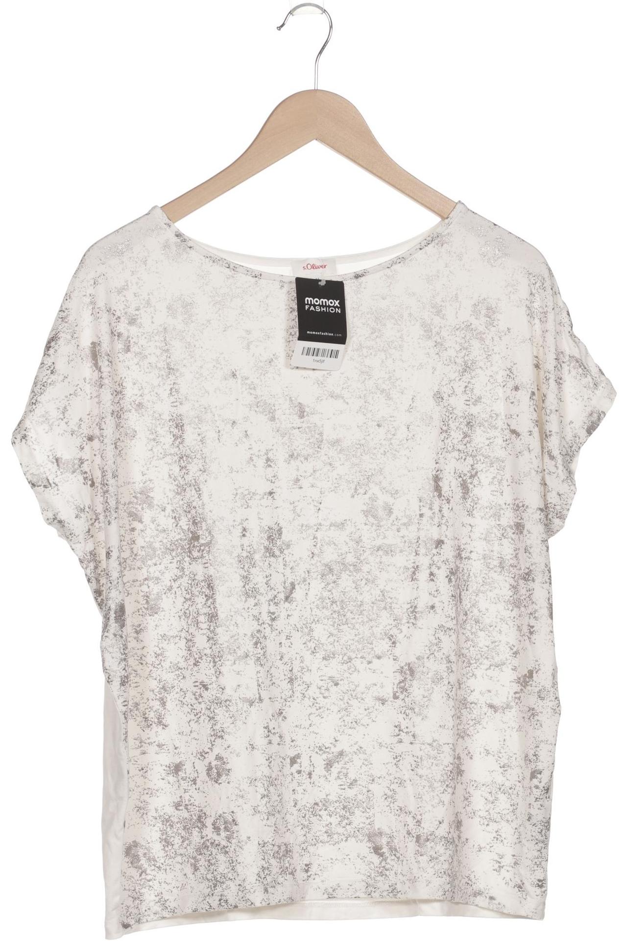 

s.Oliver Damen T-Shirt, weiß, Gr. 44