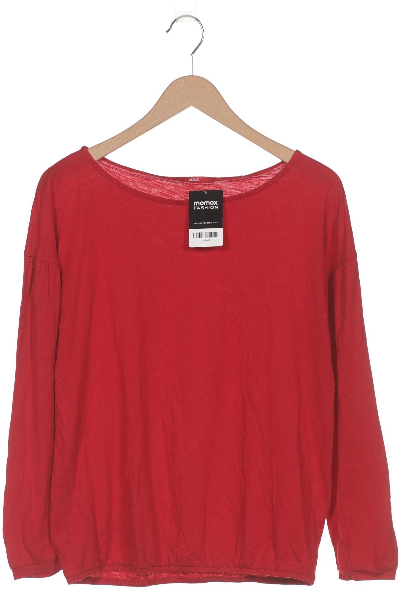 

s.Oliver Damen Langarmshirt, rot, Gr. 38
