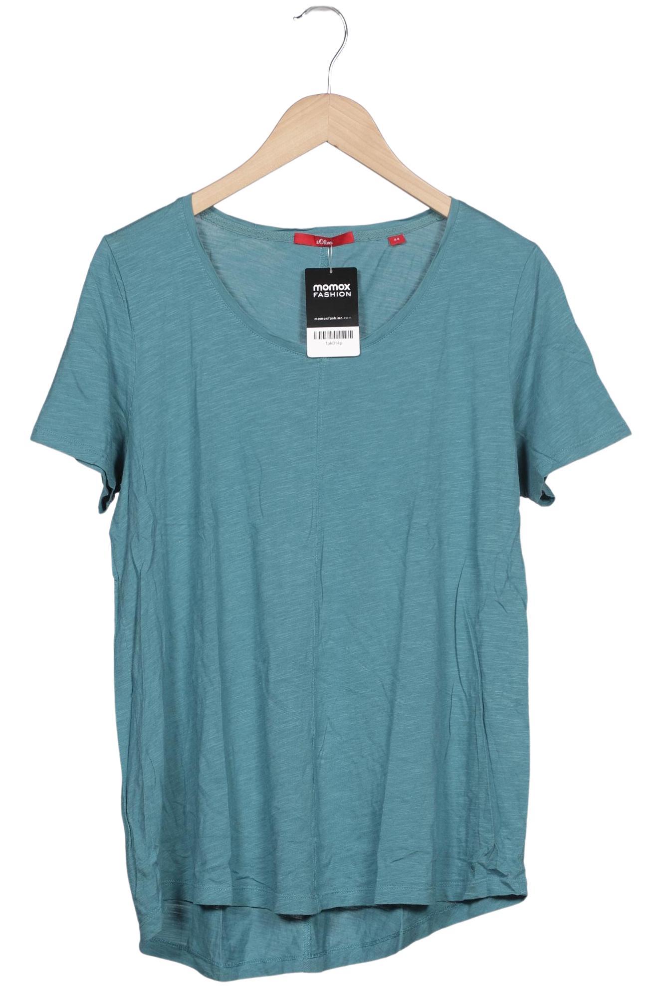 

s.Oliver Damen T-Shirt, türkis, Gr. 44