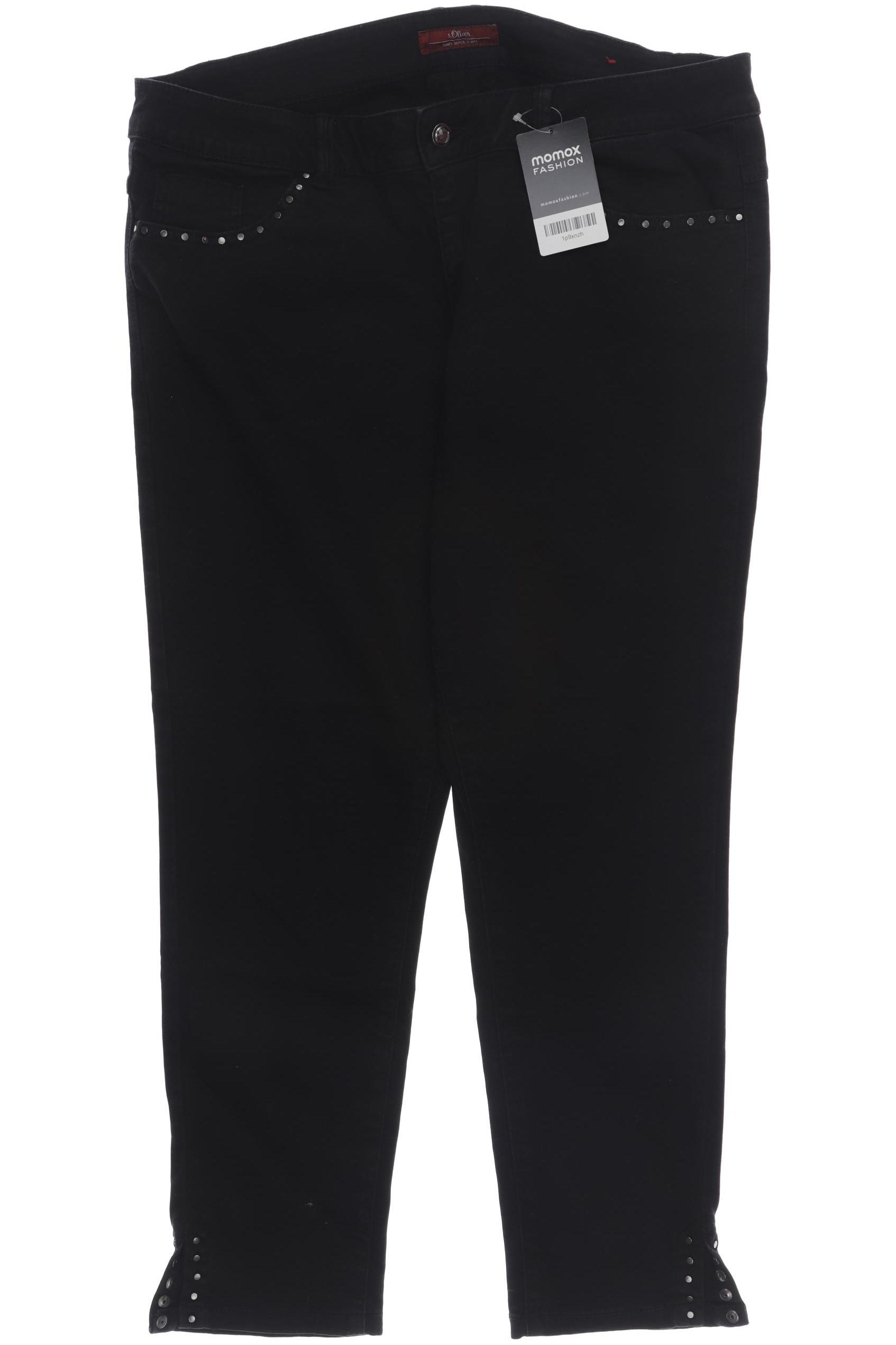 

s.Oliver Damen Jeans, schwarz