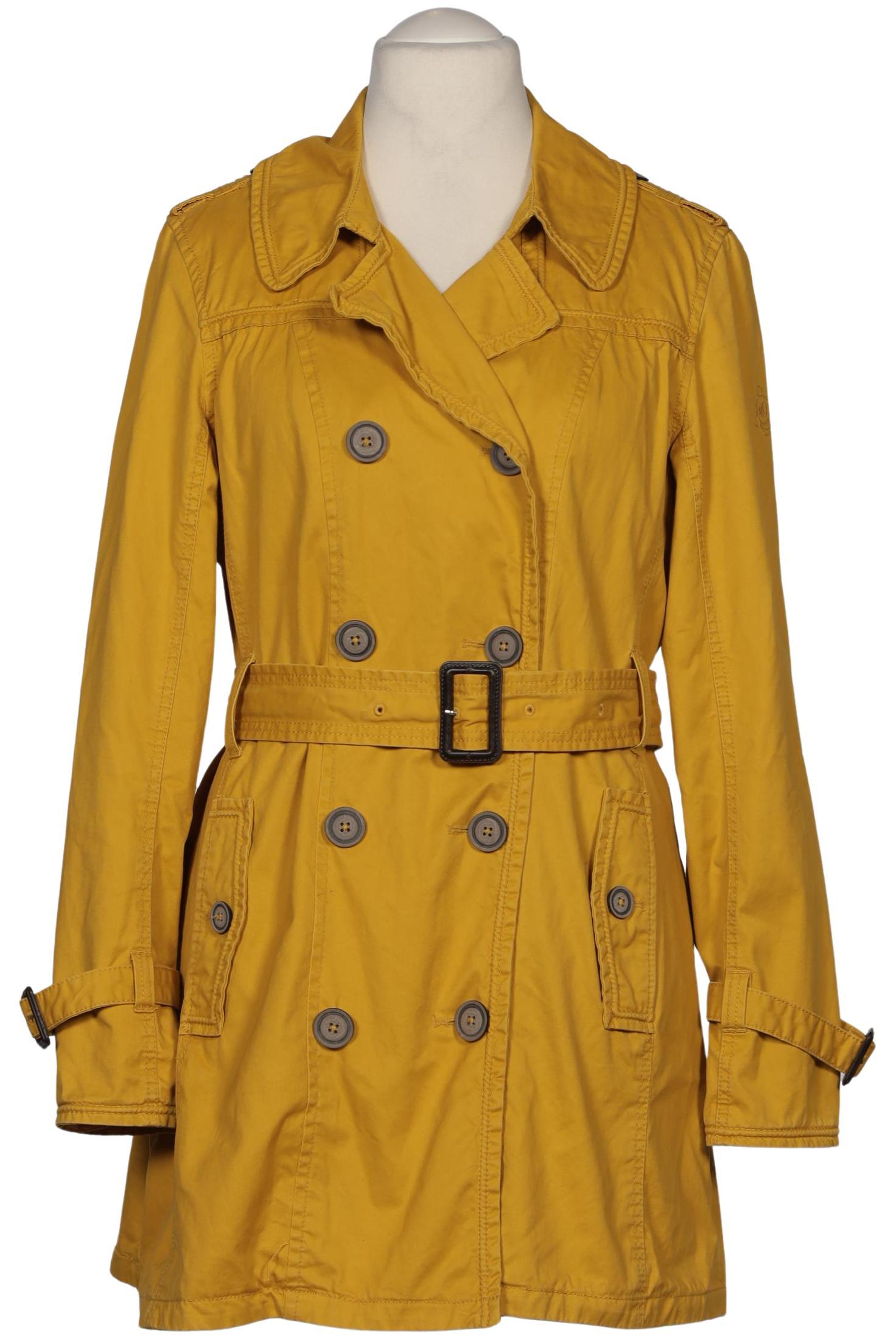 

s.Oliver Damen Mantel, gelb, Gr. 42