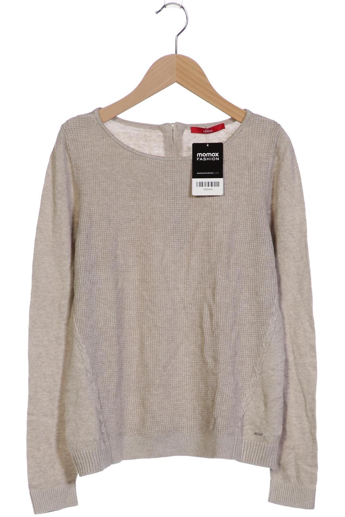 

s.Oliver Damen Pullover, beige, Gr. 38