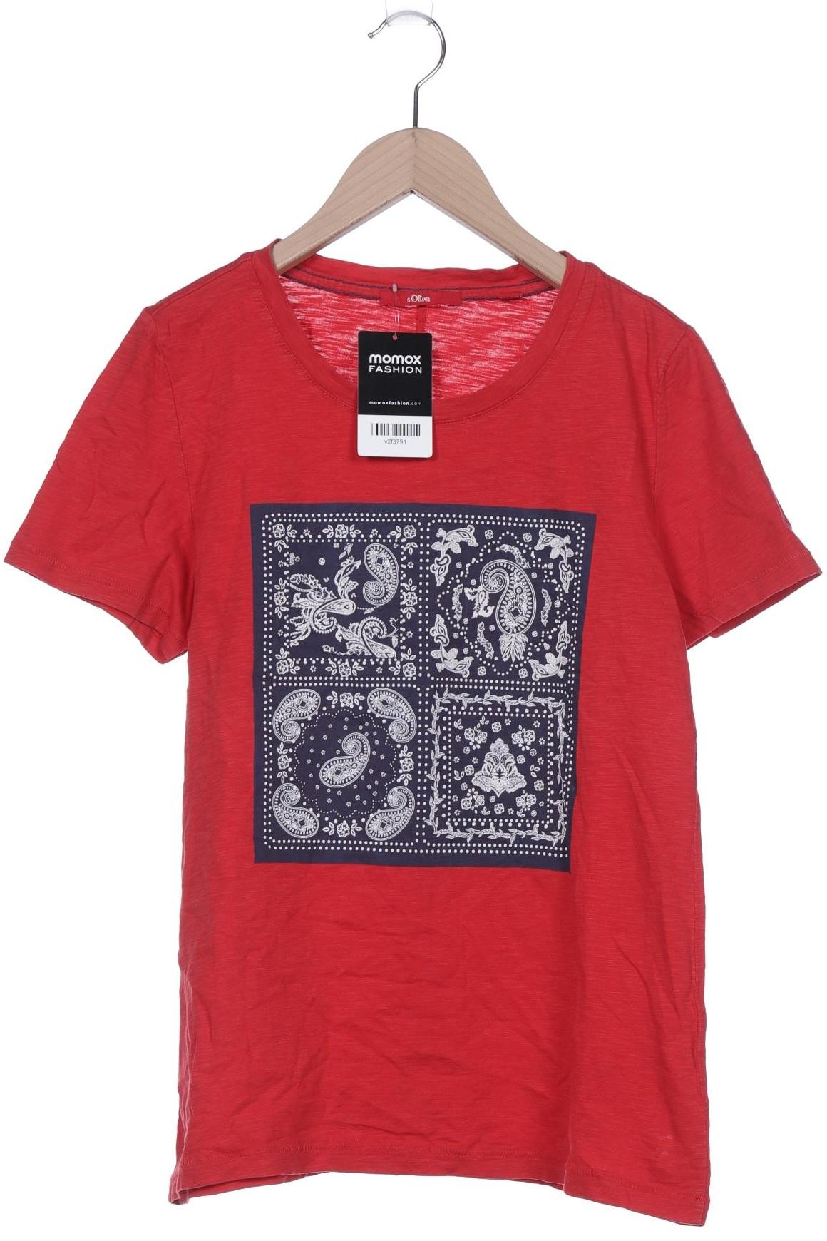 

s.Oliver Damen T-Shirt, rot, Gr. 34