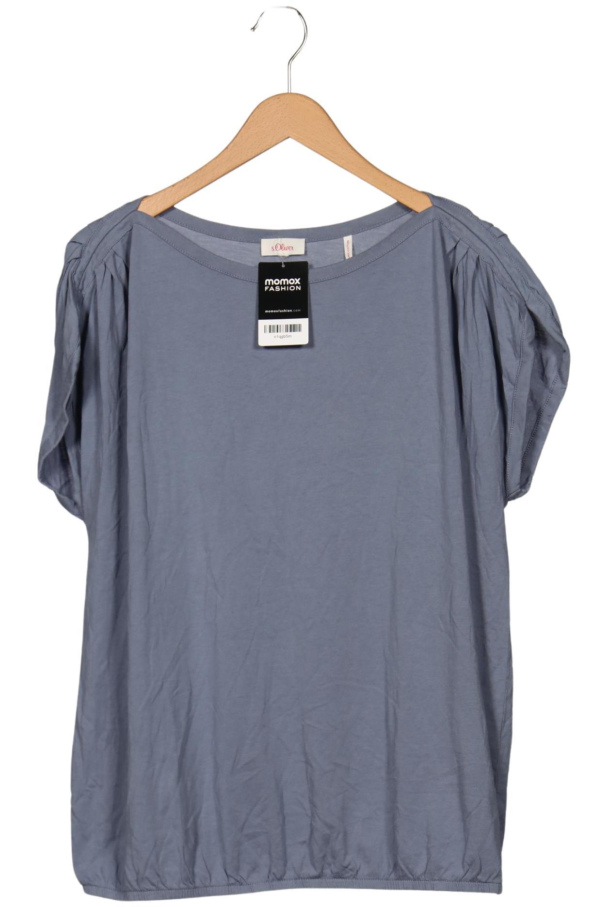 

s.Oliver Damen T-Shirt, blau, Gr. 42