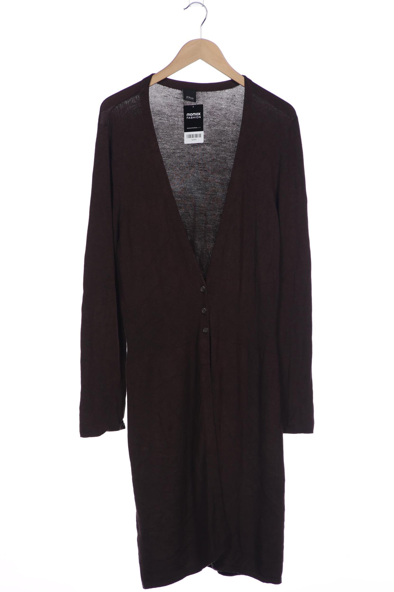 

s.Oliver Damen Strickjacke, braun, Gr. 42