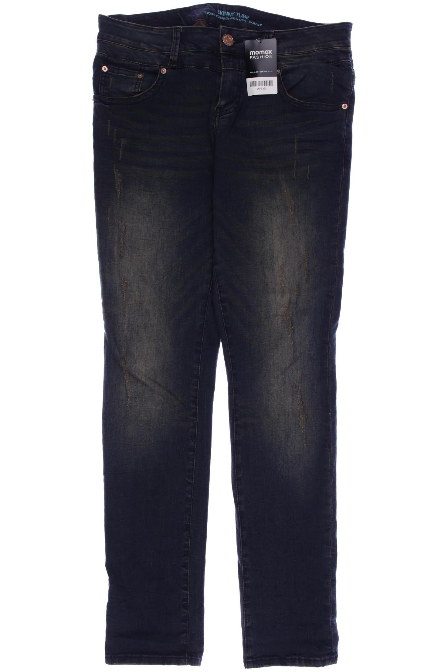 

s.Oliver Damen Jeans, marineblau