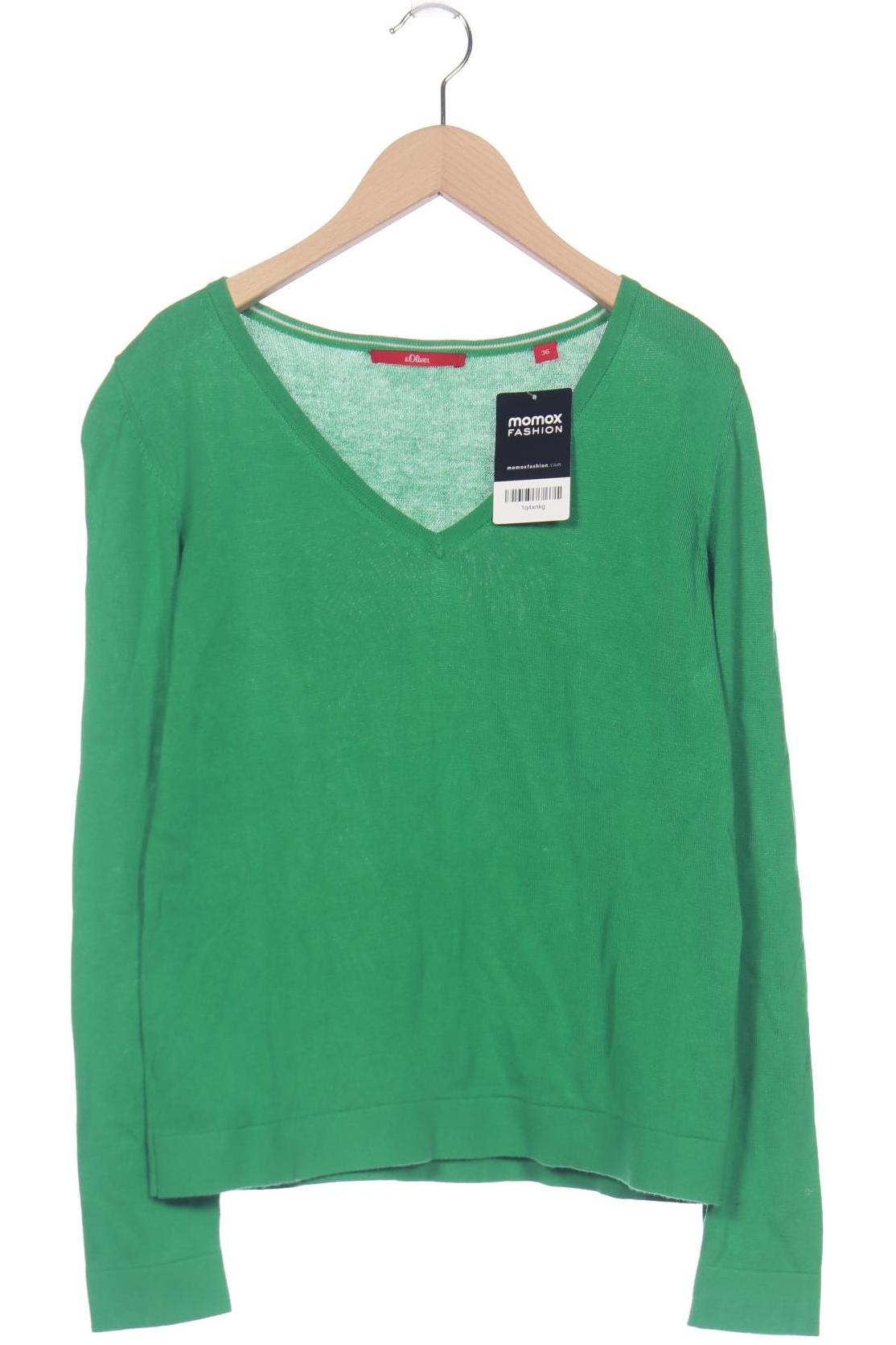 

s.Oliver Damen Pullover, grün, Gr. 36