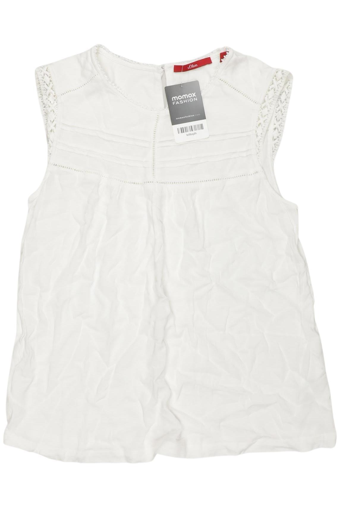 

s.Oliver Damen Top, cremeweiß, Gr. 34
