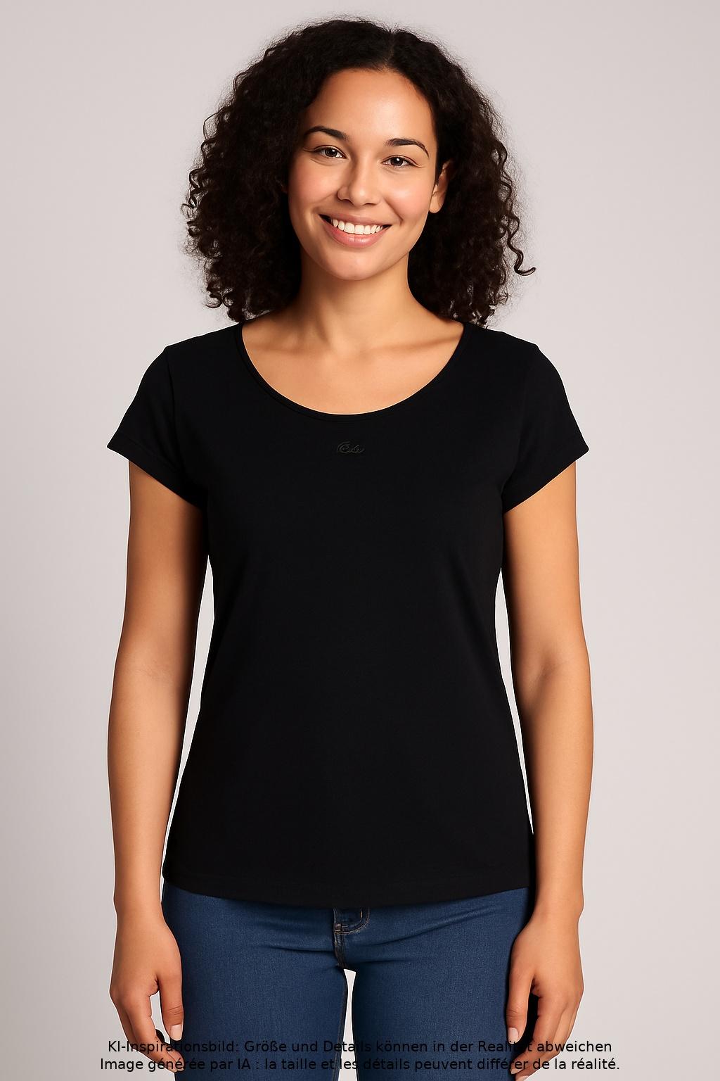 

s.Oliver Damen T-Shirt, marineblau, Gr. 38