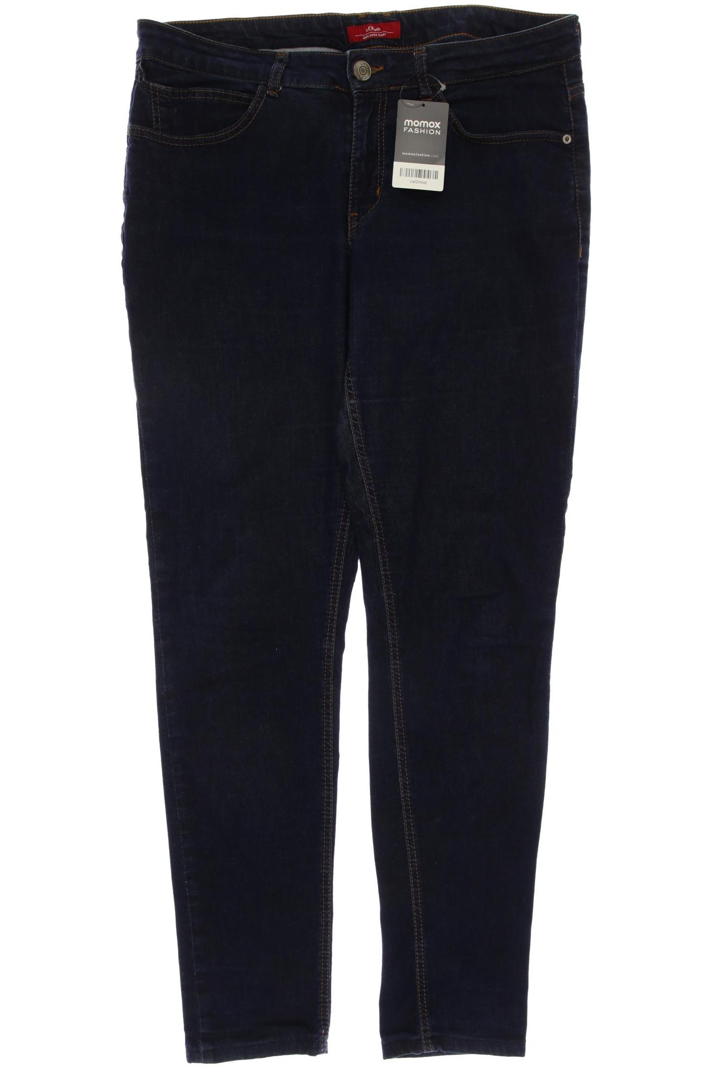 

s.Oliver Damen Jeans, marineblau