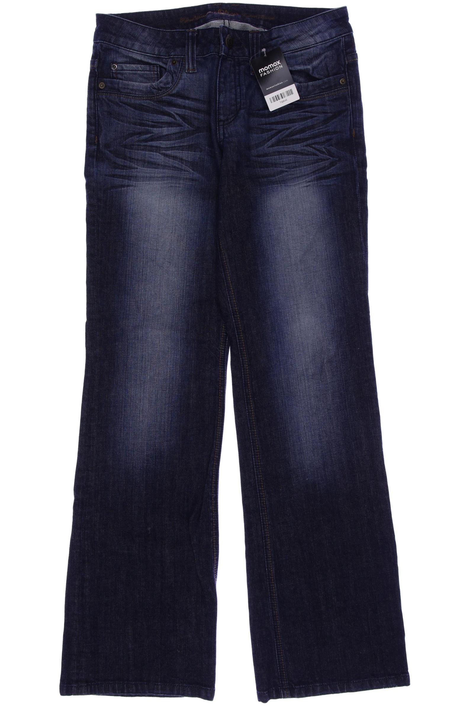 

s.Oliver Damen Jeans, marineblau
