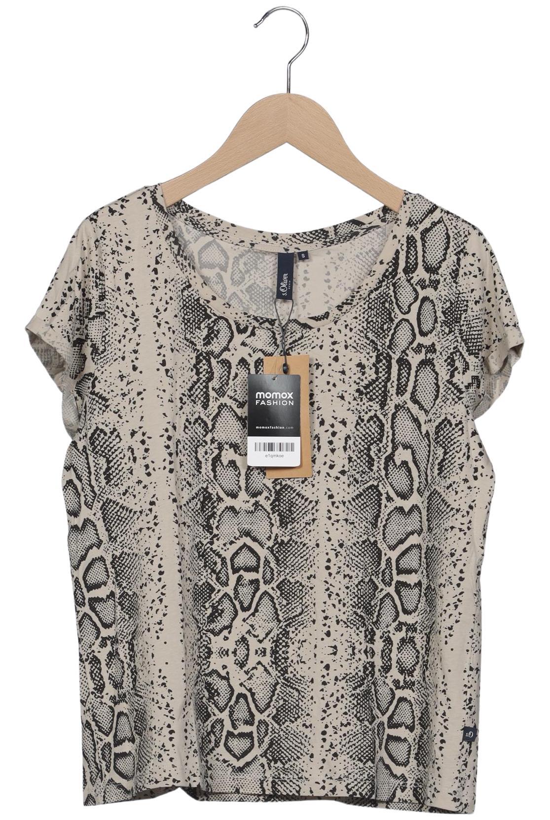 

s.Oliver Damen T-Shirt, beige, Gr. 36