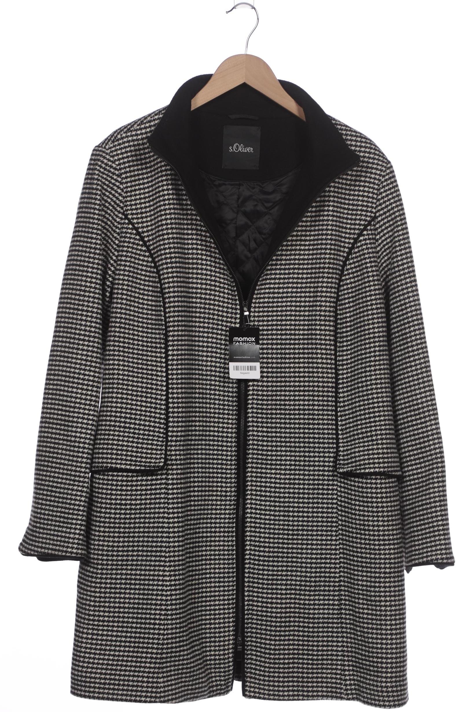 

s.Oliver Damen Mantel, schwarz, Gr. 46