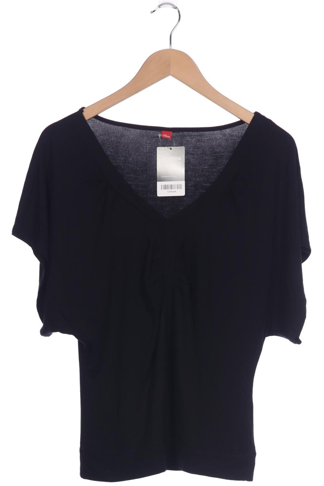 

s.Oliver Damen T-Shirt, schwarz, Gr. 38