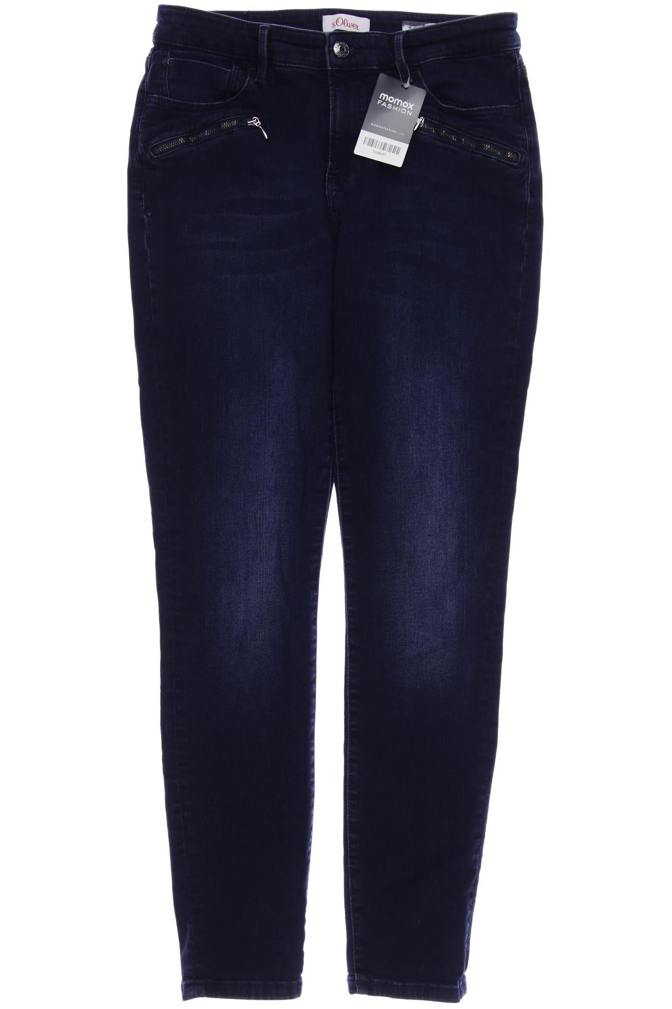 

s.Oliver Damen Jeans, marineblau