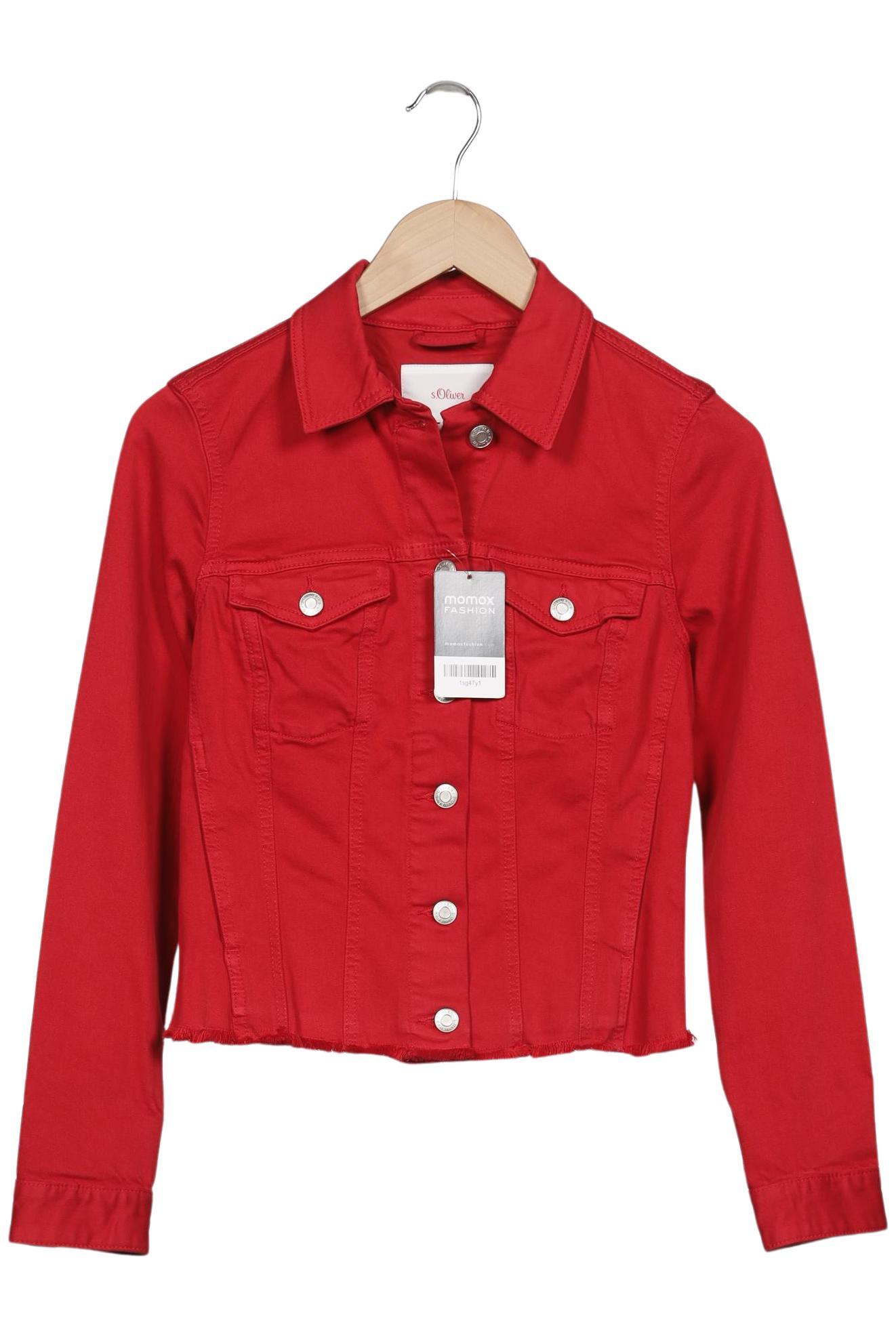 

s.Oliver Damen Jacke, rot, Gr. 34
