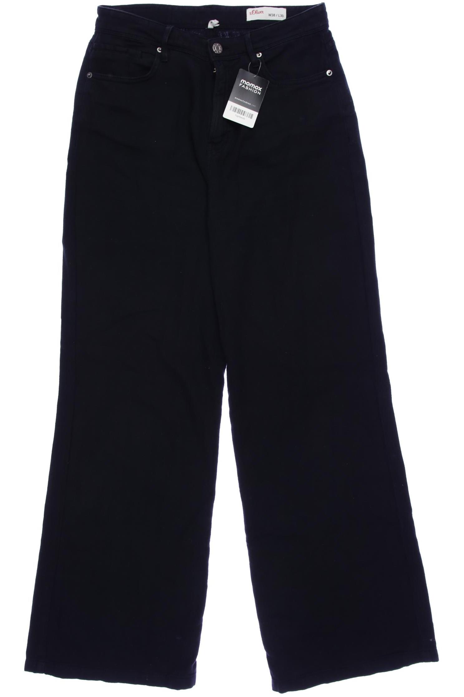 

s.Oliver Damen Stoffhose, schwarz, Gr. 38