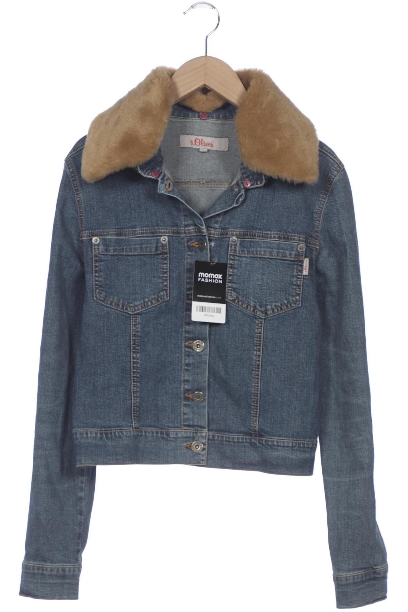 

s.Oliver Damen Jacke, blau, Gr. 38