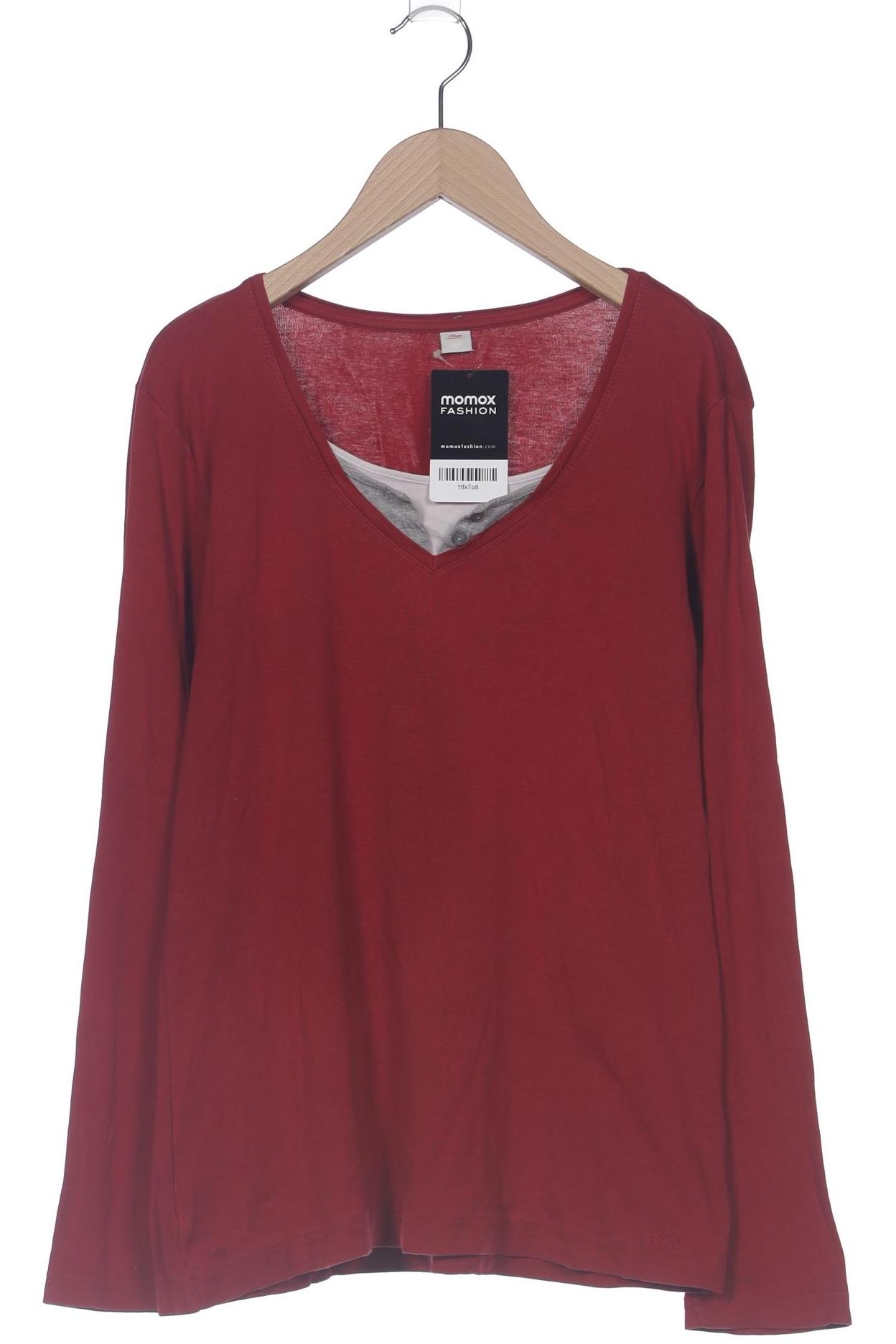 

s.Oliver Damen Langarmshirt, rot, Gr. 42