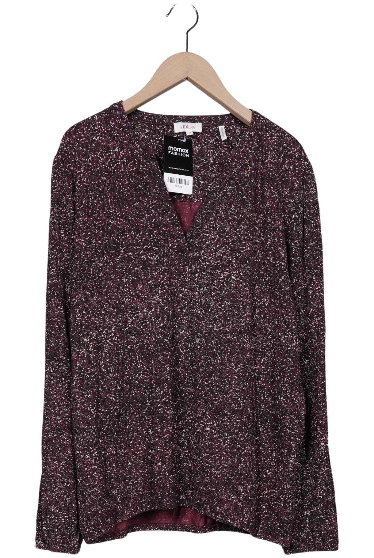 

s.Oliver Damen Langarmshirt, bordeaux, Gr. 38