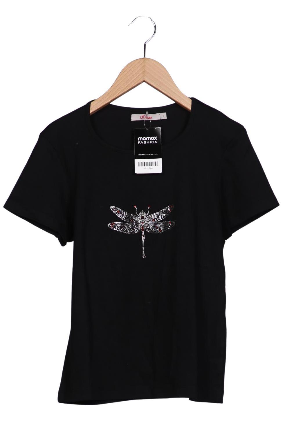 

s.Oliver Damen T-Shirt, schwarz, Gr. 42