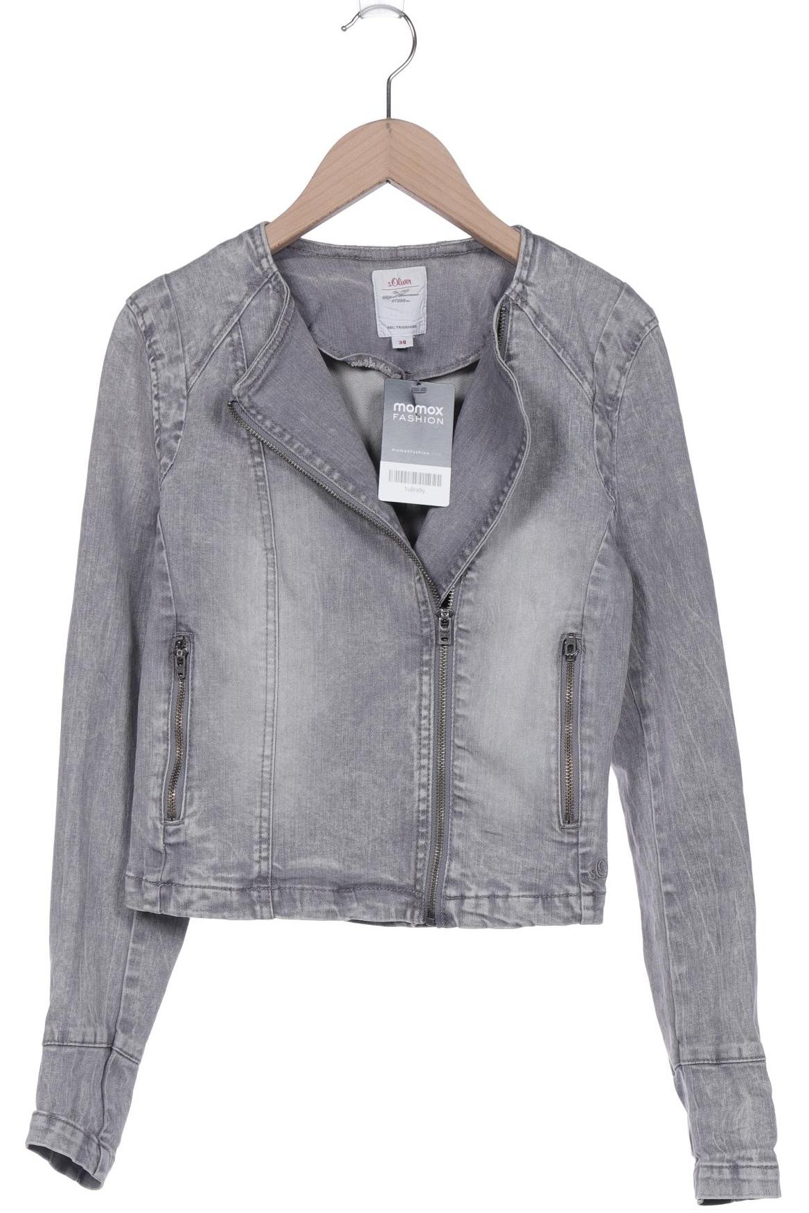 

s.Oliver Damen Jacke, grau, Gr. 34