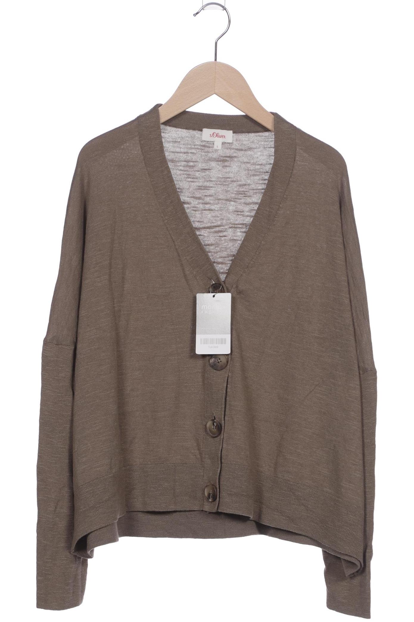 

s.Oliver Damen Strickjacke, grün, Gr. 42