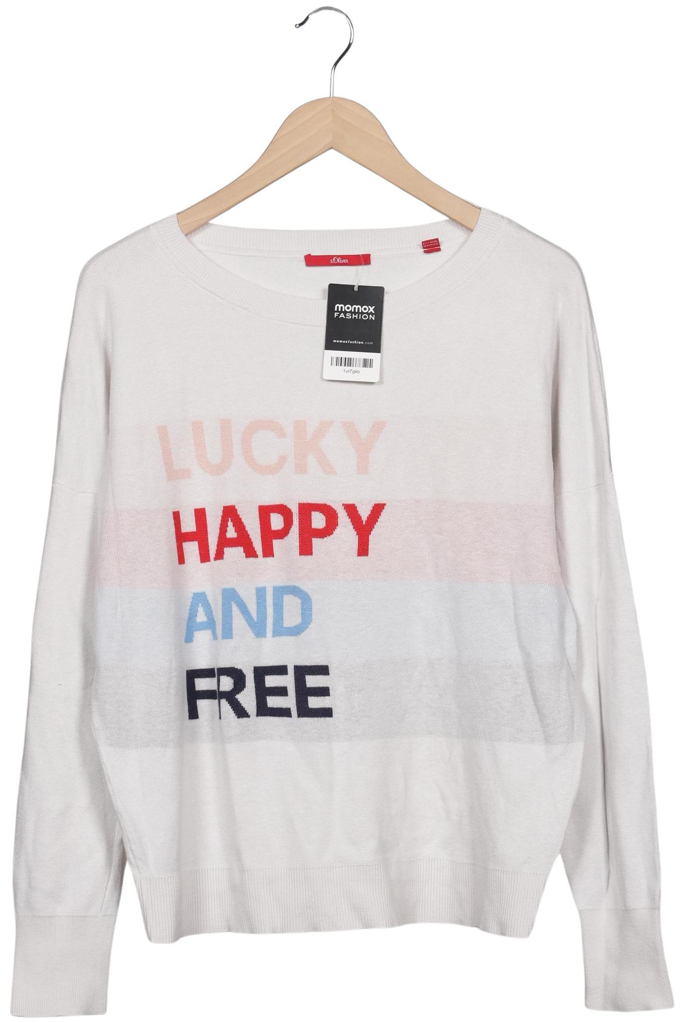 

s.Oliver Damen Pullover, cremeweiß, Gr. 40