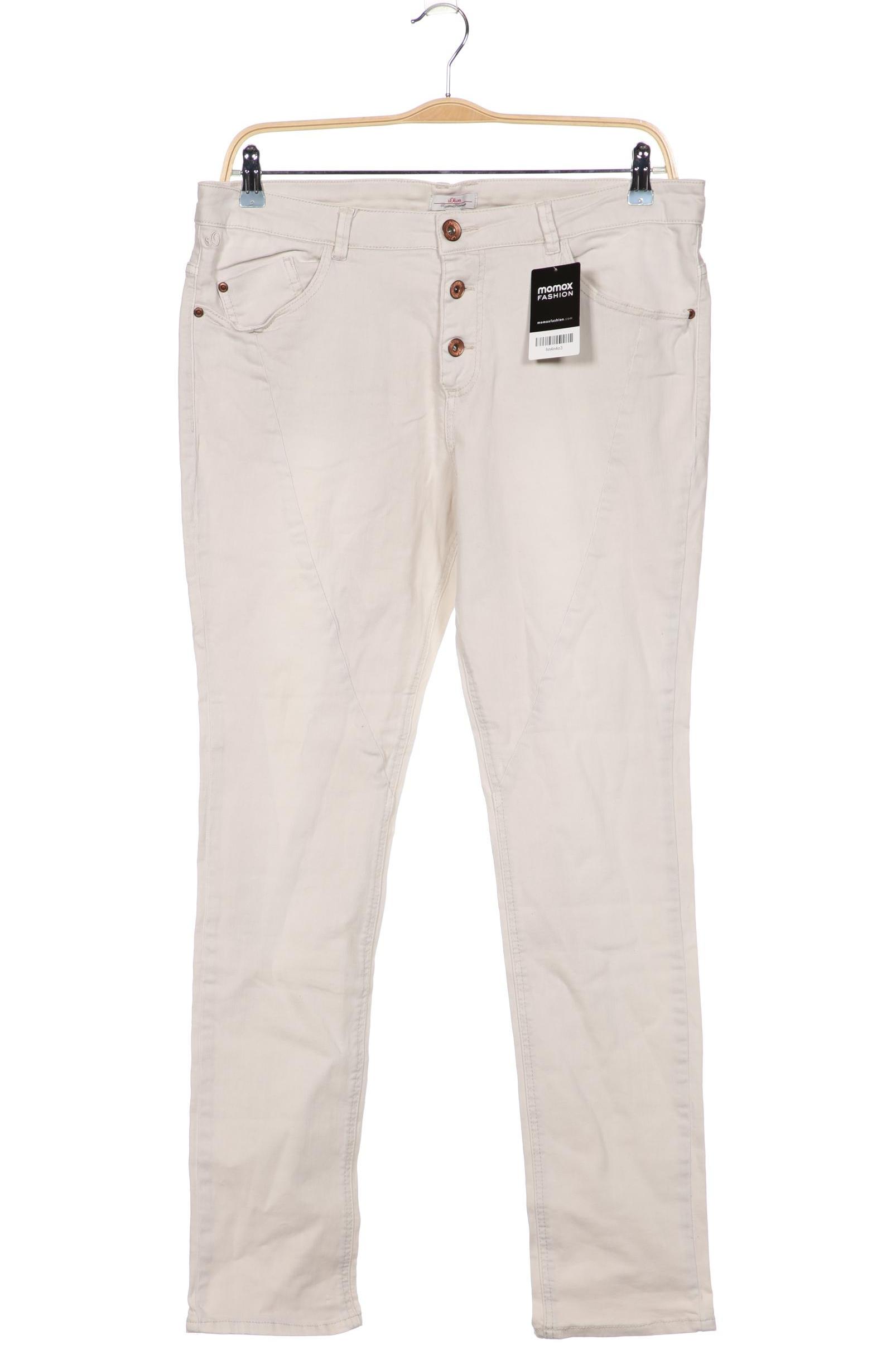 

s.Oliver Damen Jeans, cremeweiß, Gr. 42