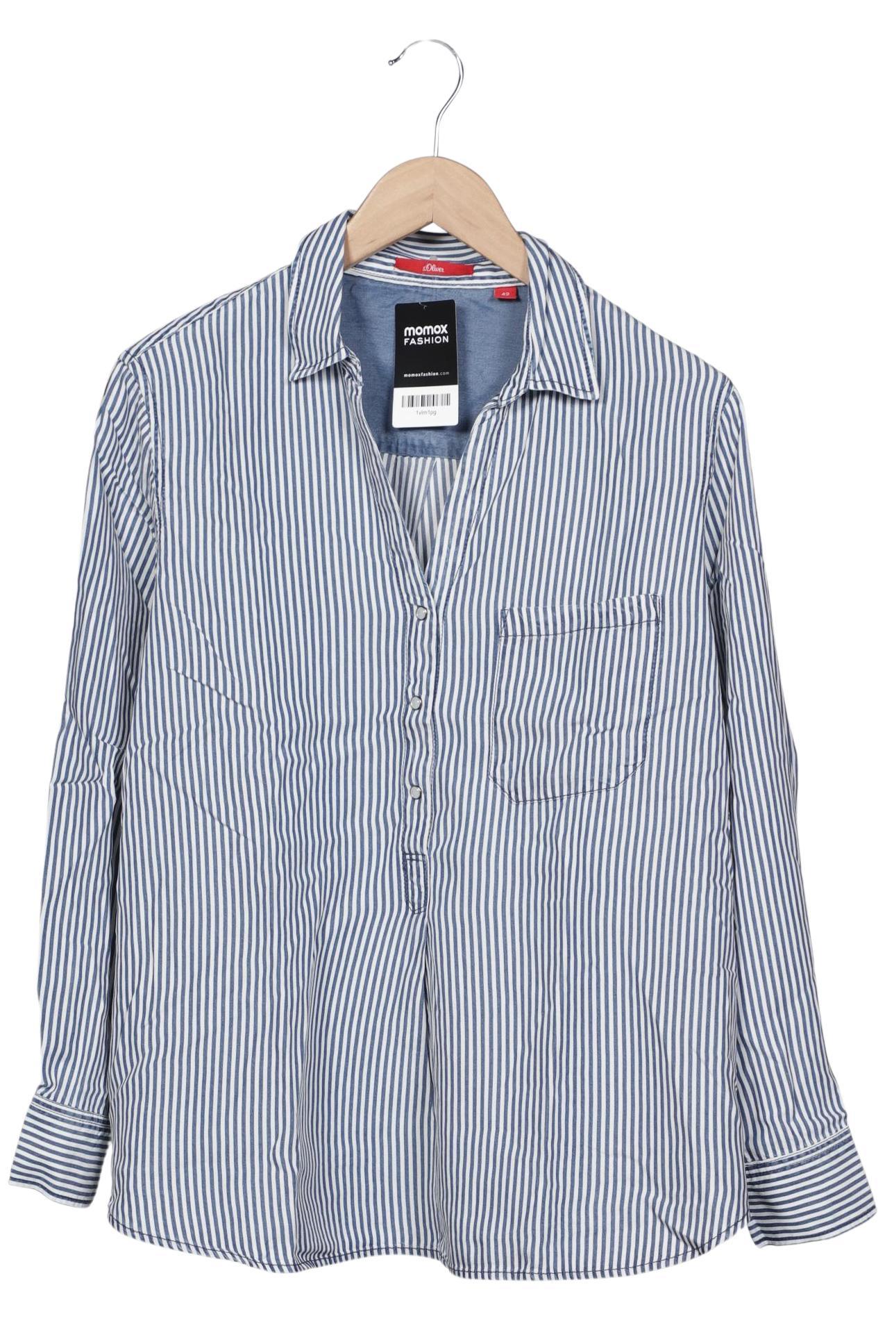 

s.Oliver Damen Bluse, blau, Gr. 42