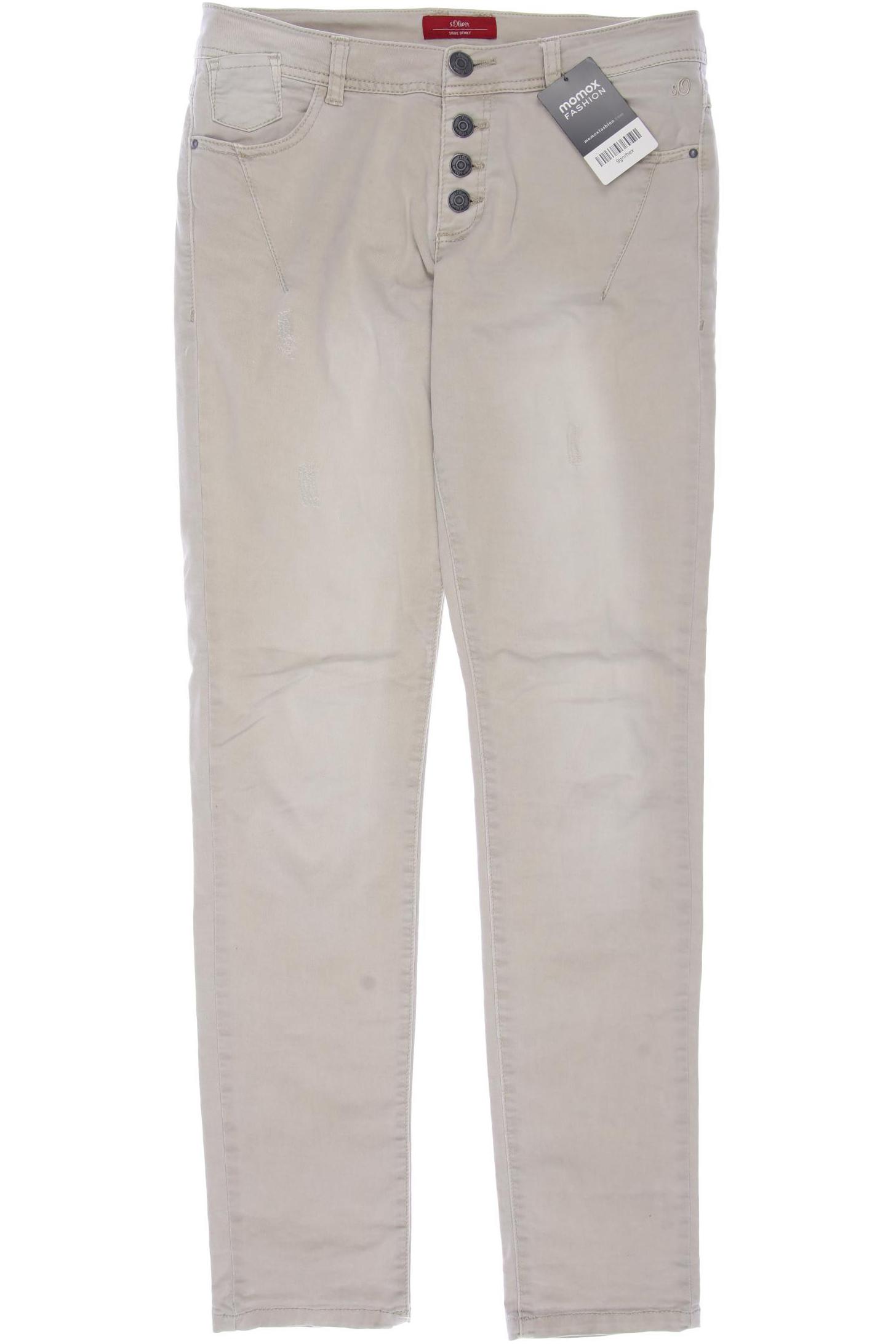 

s.Oliver Damen Jeans, beige, Gr. 36