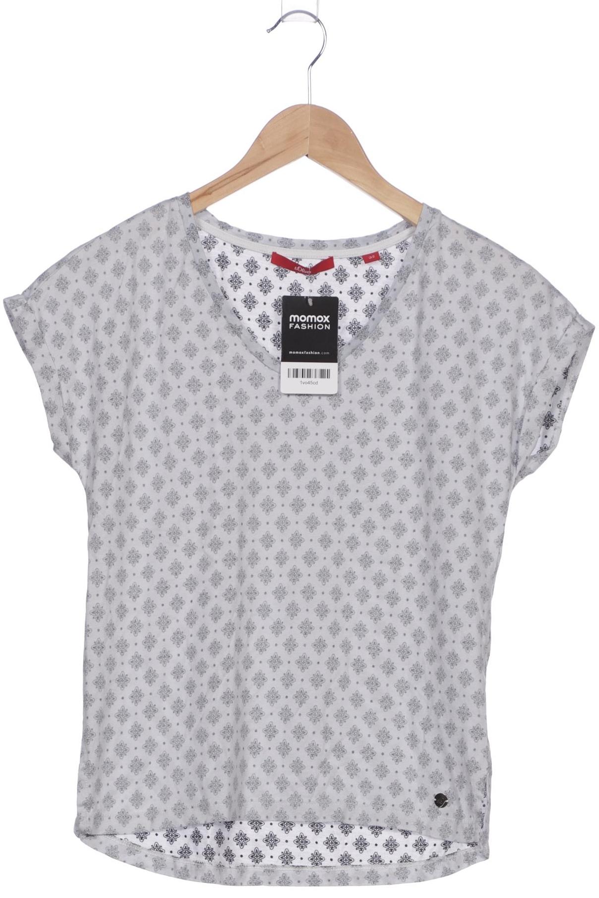 

s.Oliver Damen T-Shirt, grau, Gr. 32