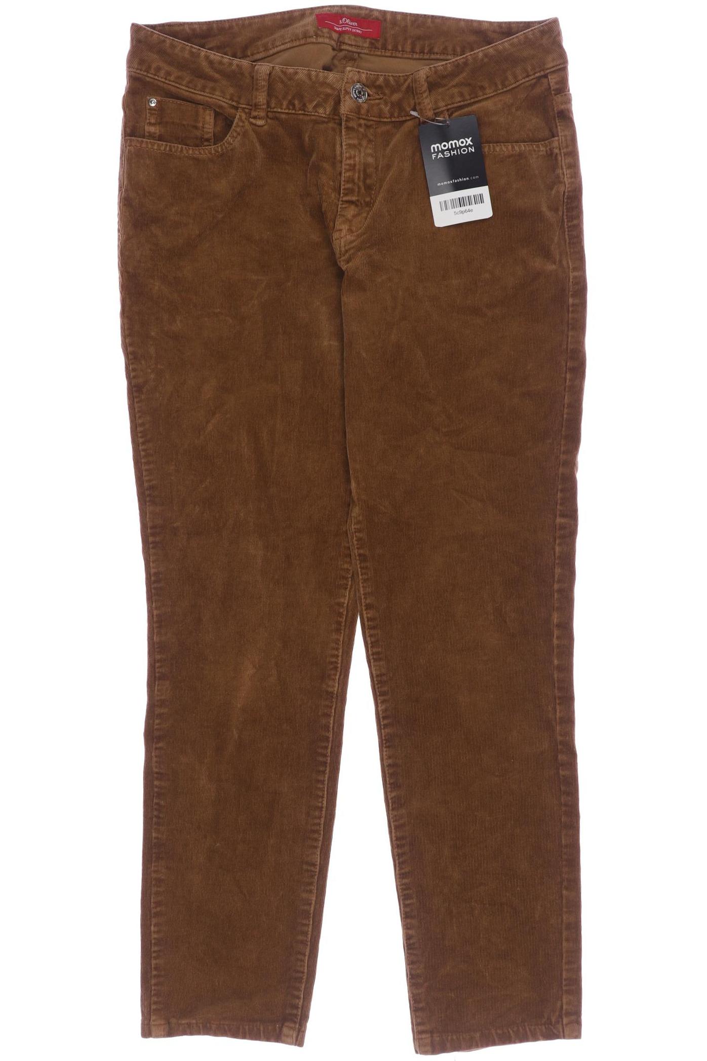 

s.Oliver Damen Stoffhose, braun, Gr. 29