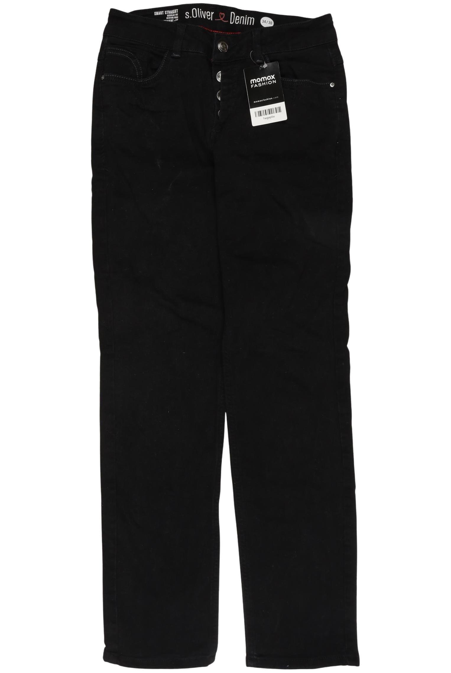 

s.Oliver Damen Jeans, schwarz, Gr. 34