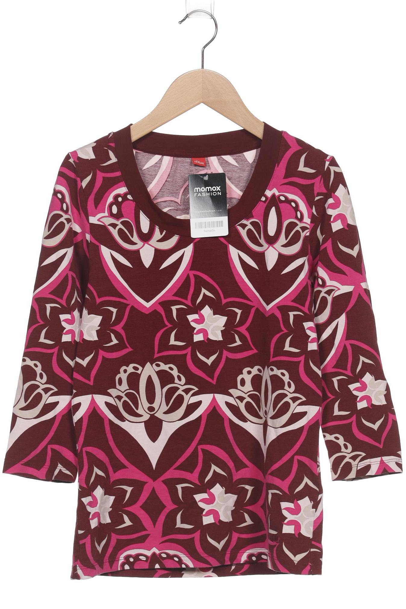 

s.Oliver Damen Langarmshirt, bordeaux, Gr. 36