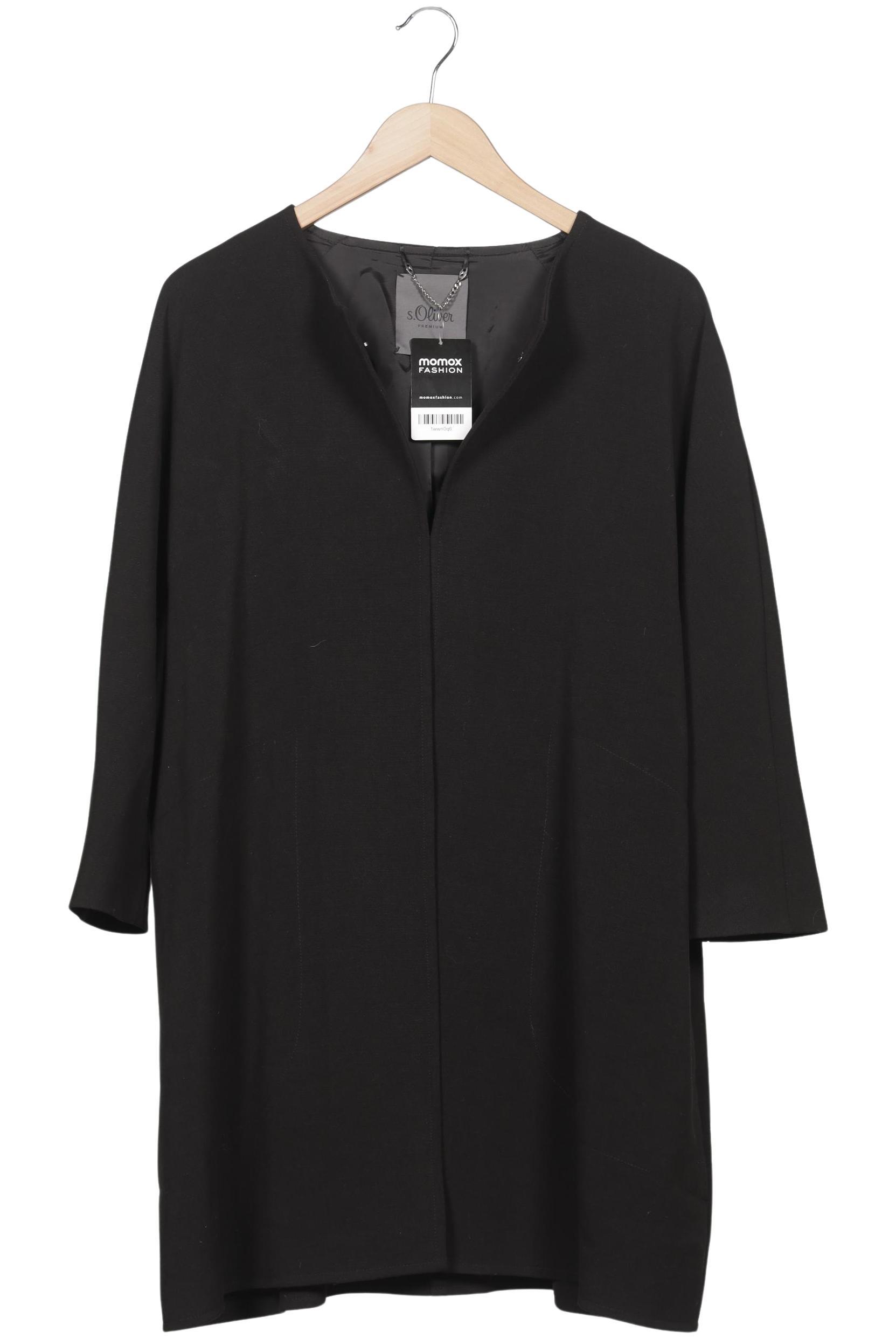 

s.Oliver Damen Mantel, schwarz, Gr. 42