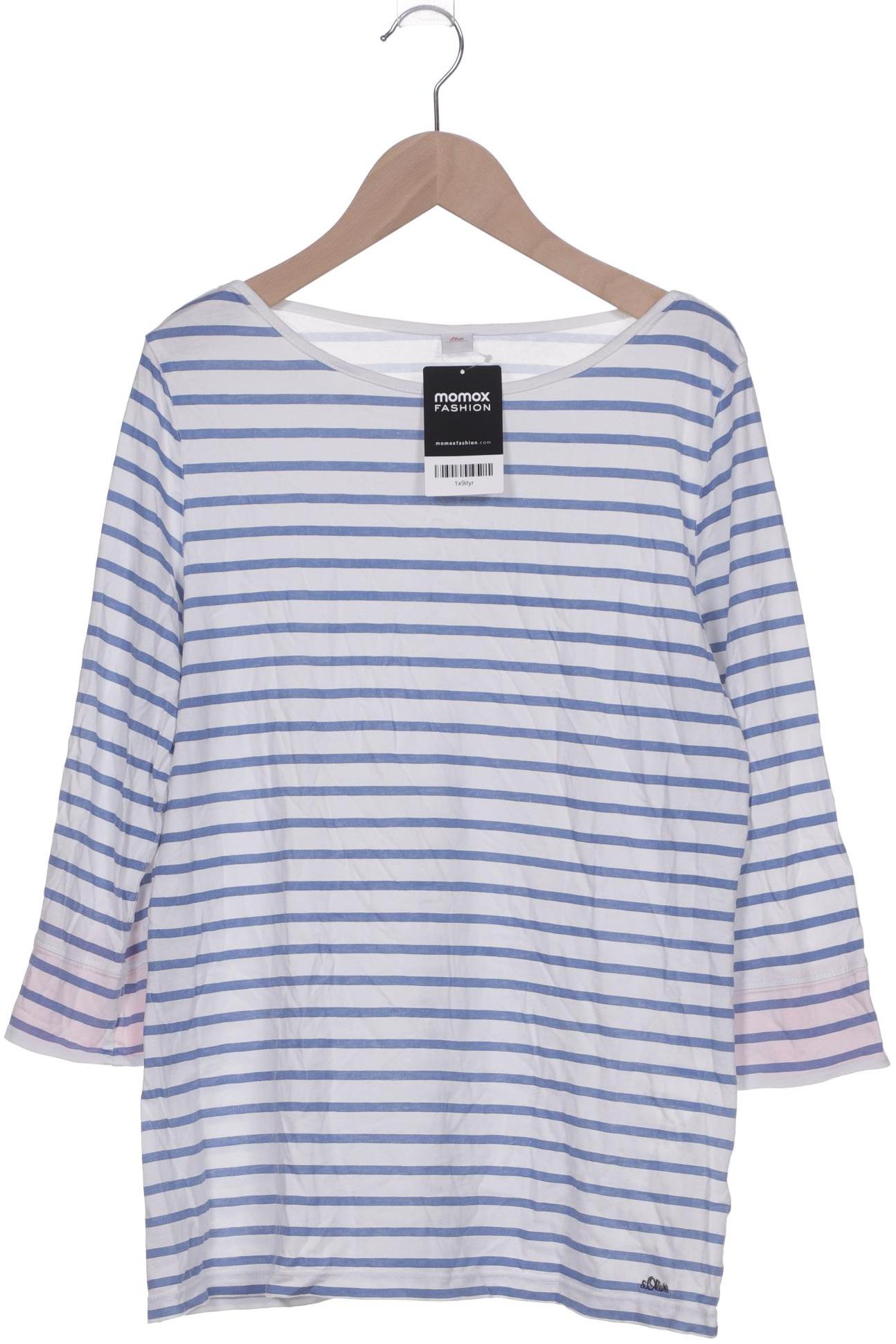

s.Oliver Damen Langarmshirt, weiß, Gr. 42